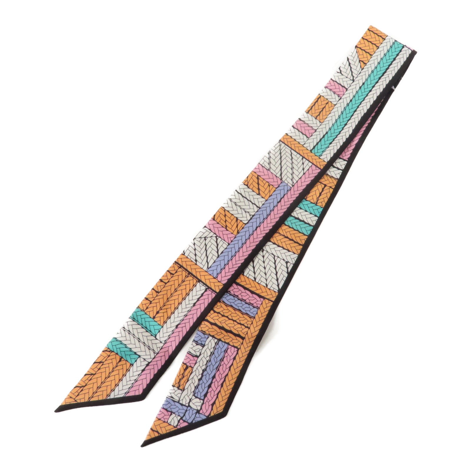 HERMES 【激減優惠】絲質Twilly絲巾