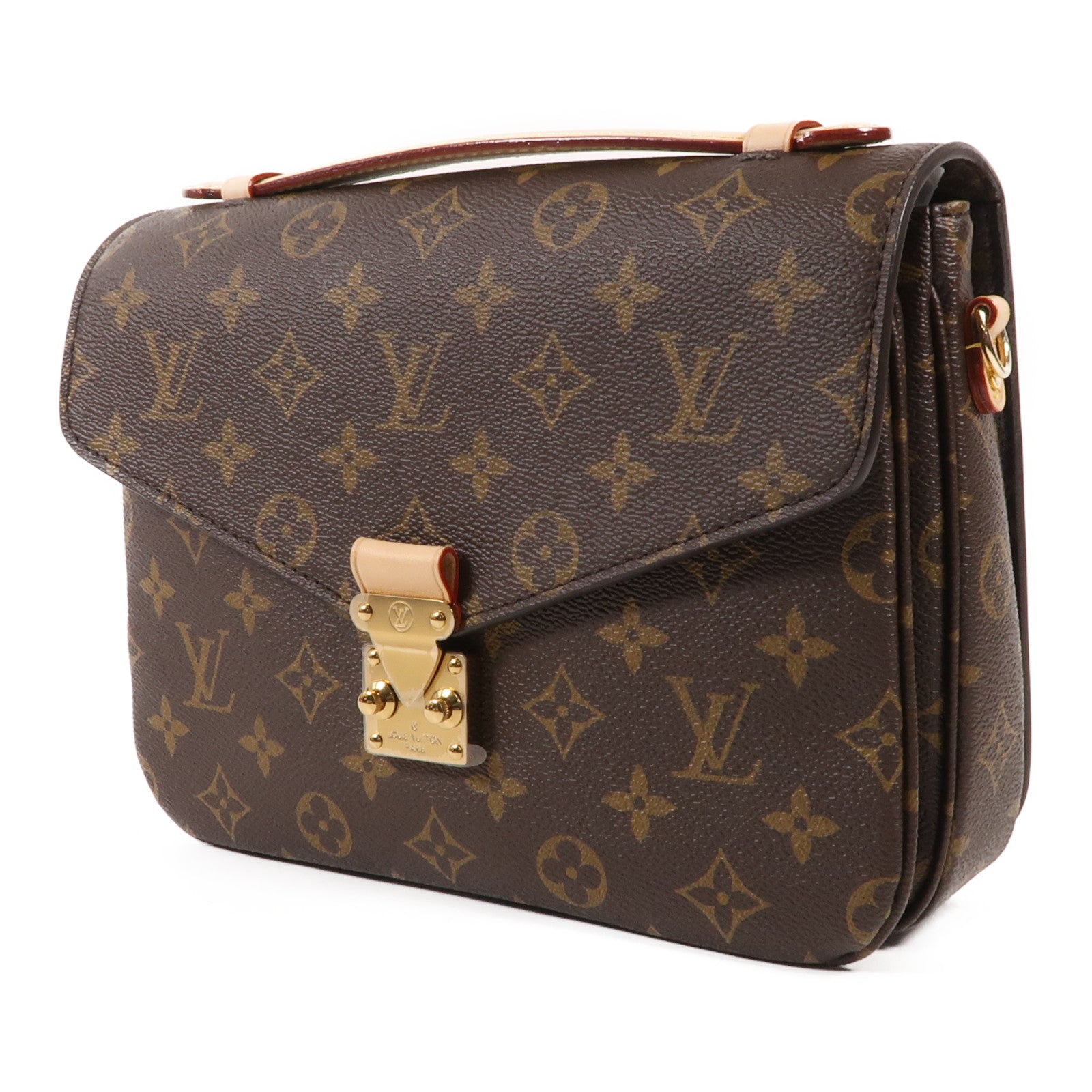 LOUIS VUITTON Monogram Pochette Metis MM金扣手挽肩背兩用袋