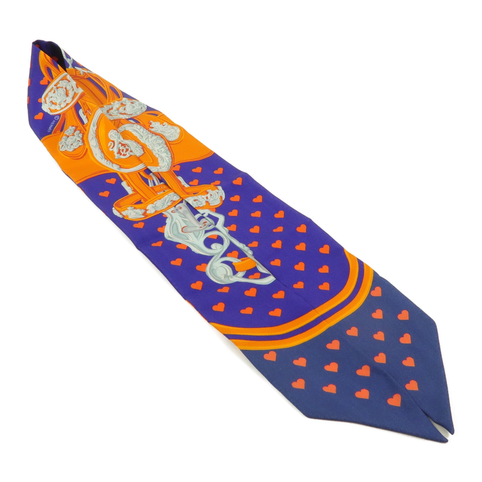 HERMES 絲質Twilly絲巾