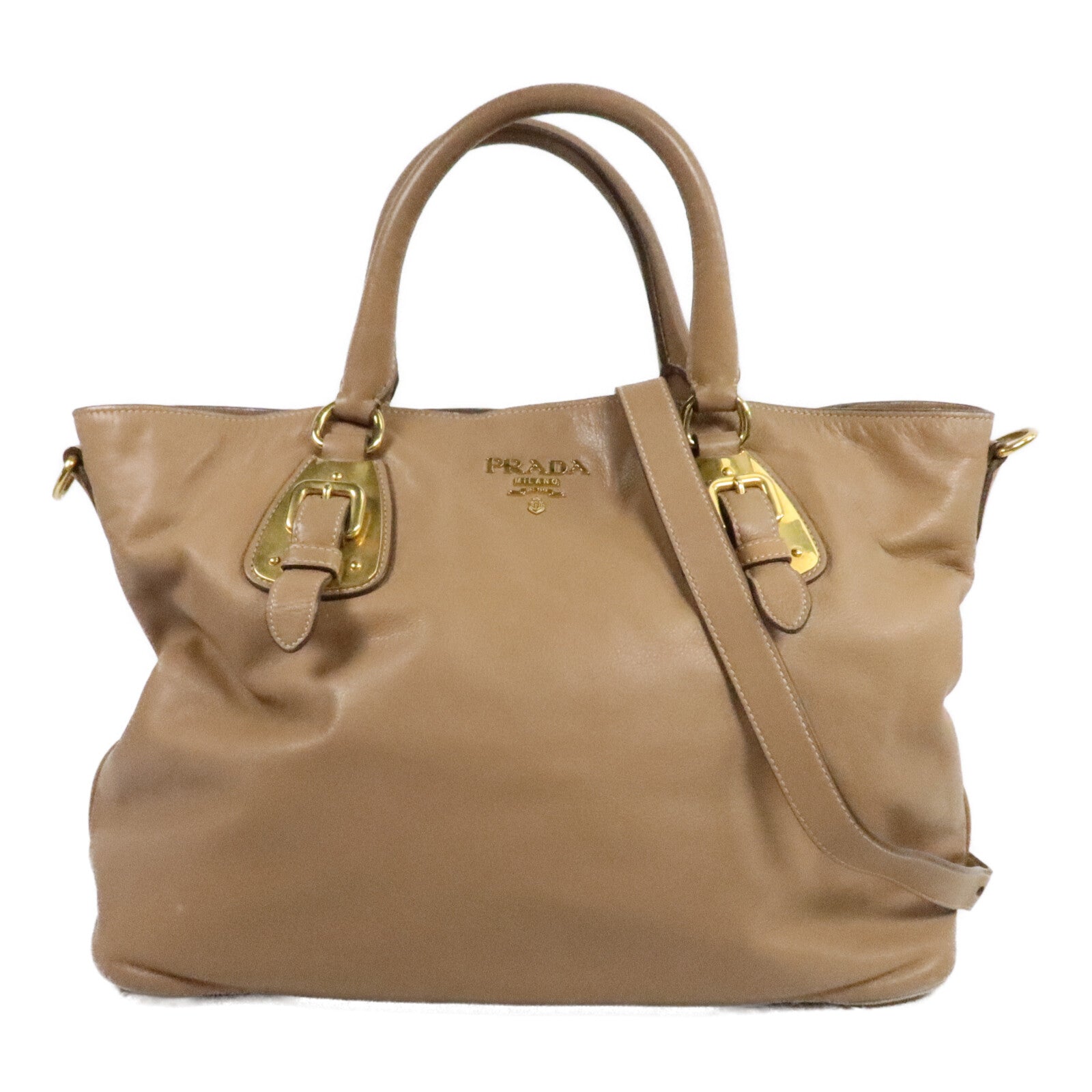 PRADA 牛皮皮革2 Way Shoulder Bag手挽肩背兩用袋