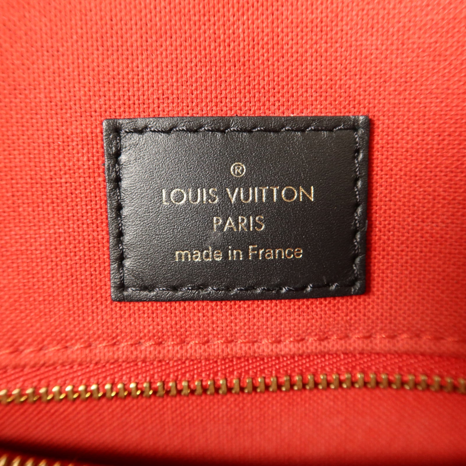 LOUIS VUITTON Monogram Giant On The Go MM金扣手挽肩背兩用袋