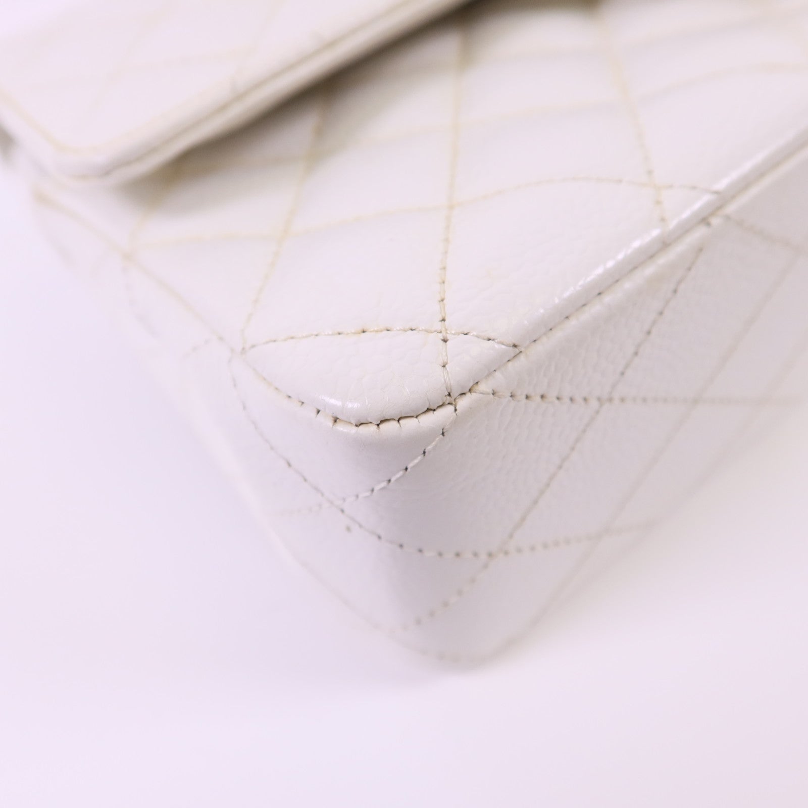 CHANEL 牛皮皮革Classic 25銀扣鏈帶肩背袋