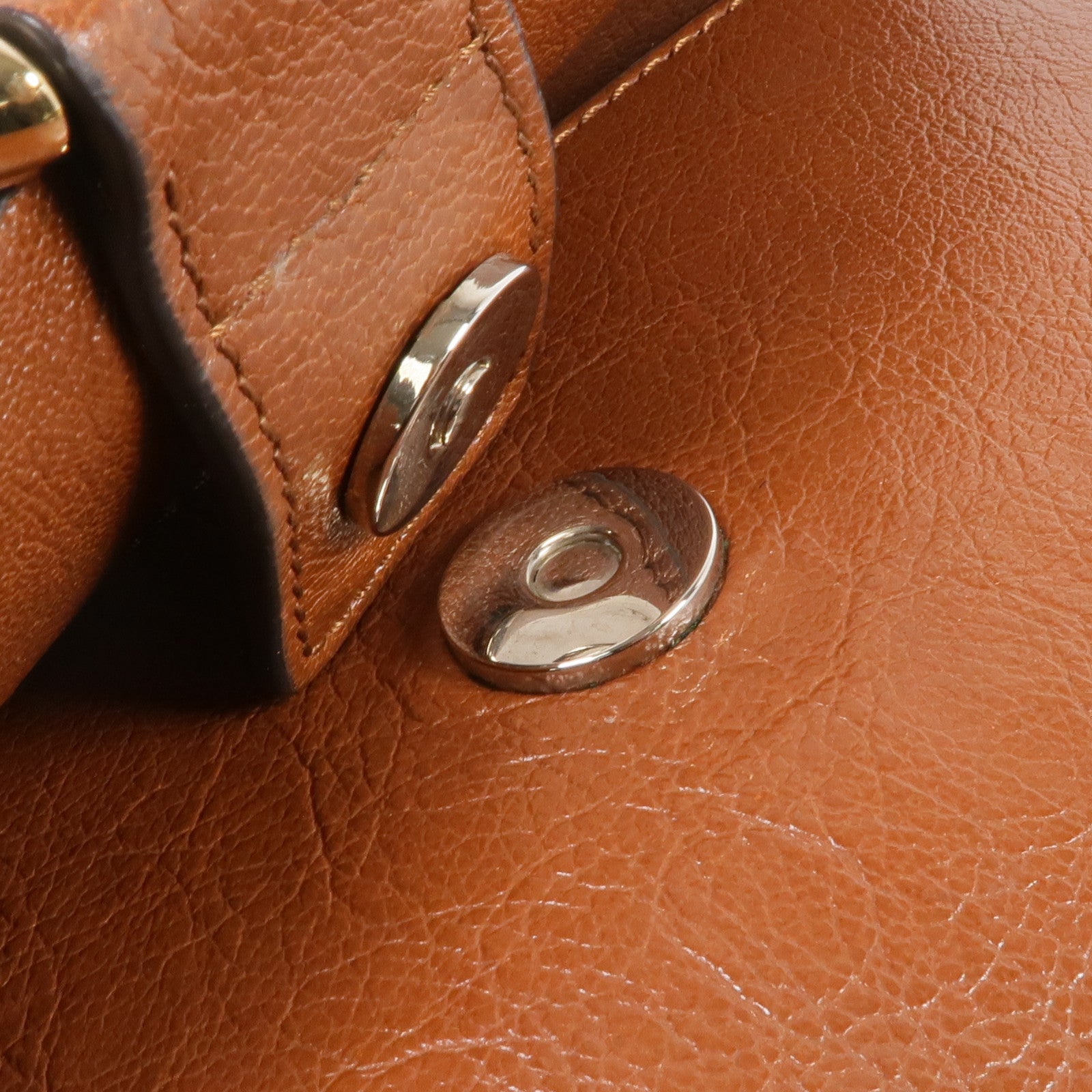 Chloe 牛皮皮革Faye金扣肩背袋