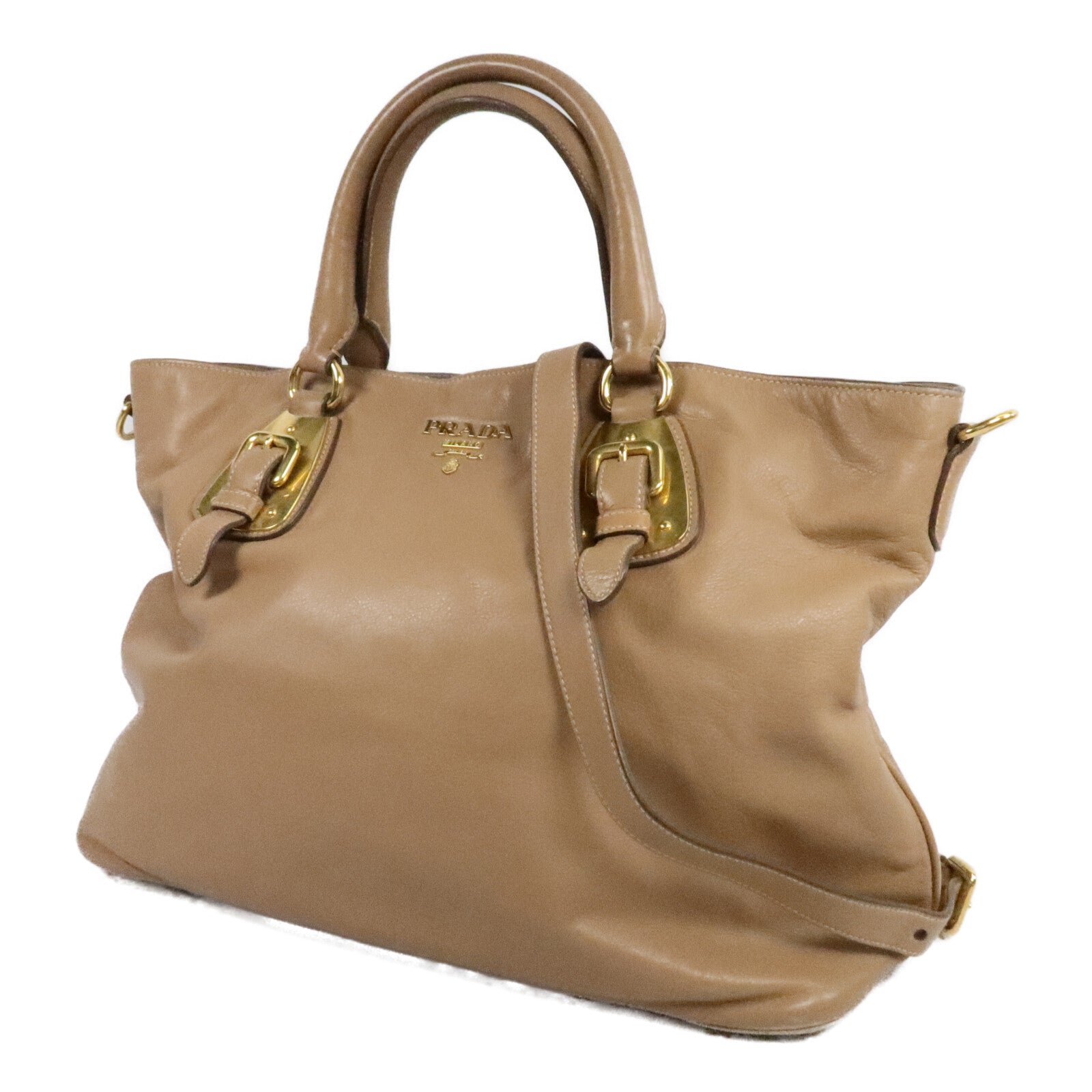 PRADA 牛皮皮革2 Way Shoulder Bag手挽肩背兩用袋