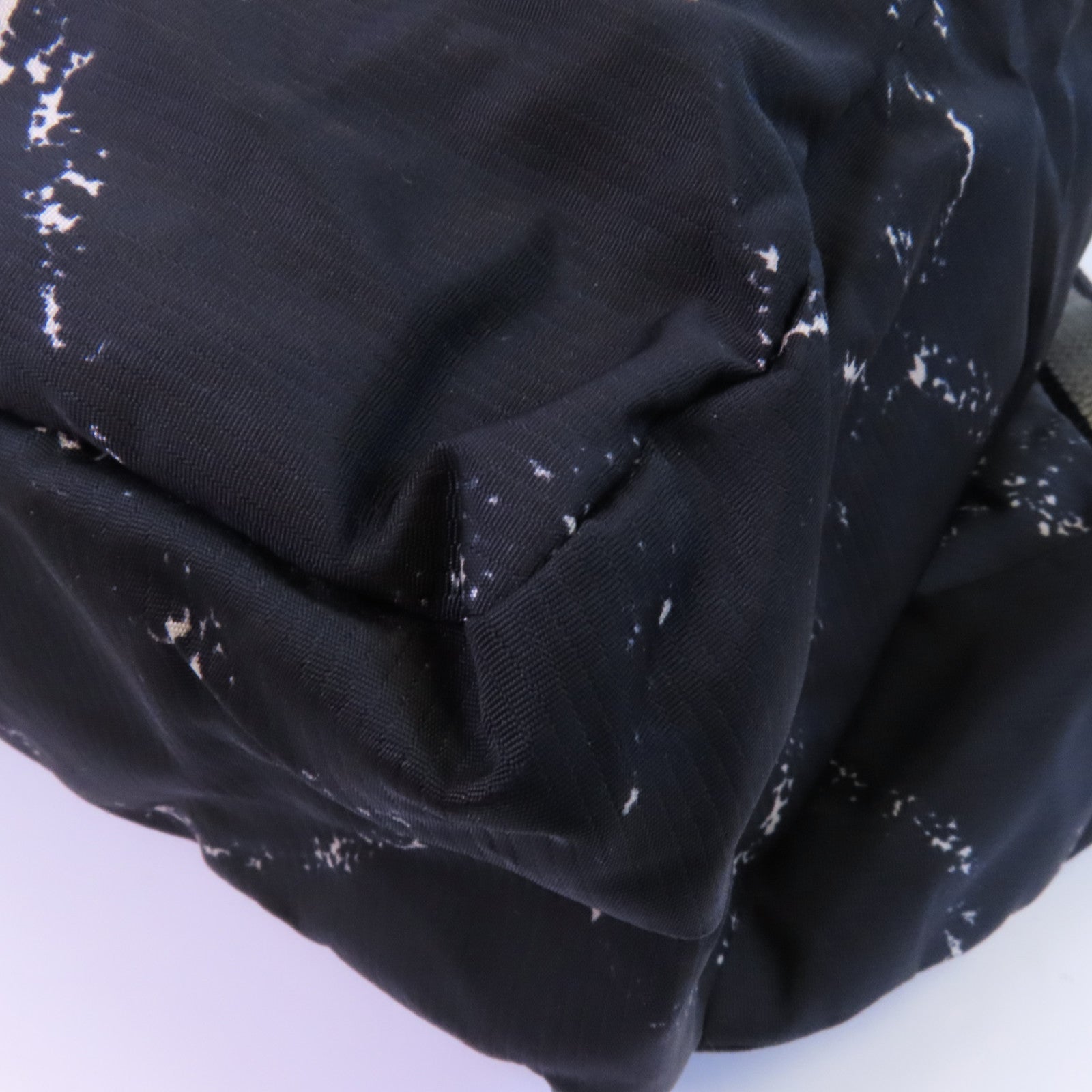 CHANEL 尼龍Travel Line Backpack銀扣背包