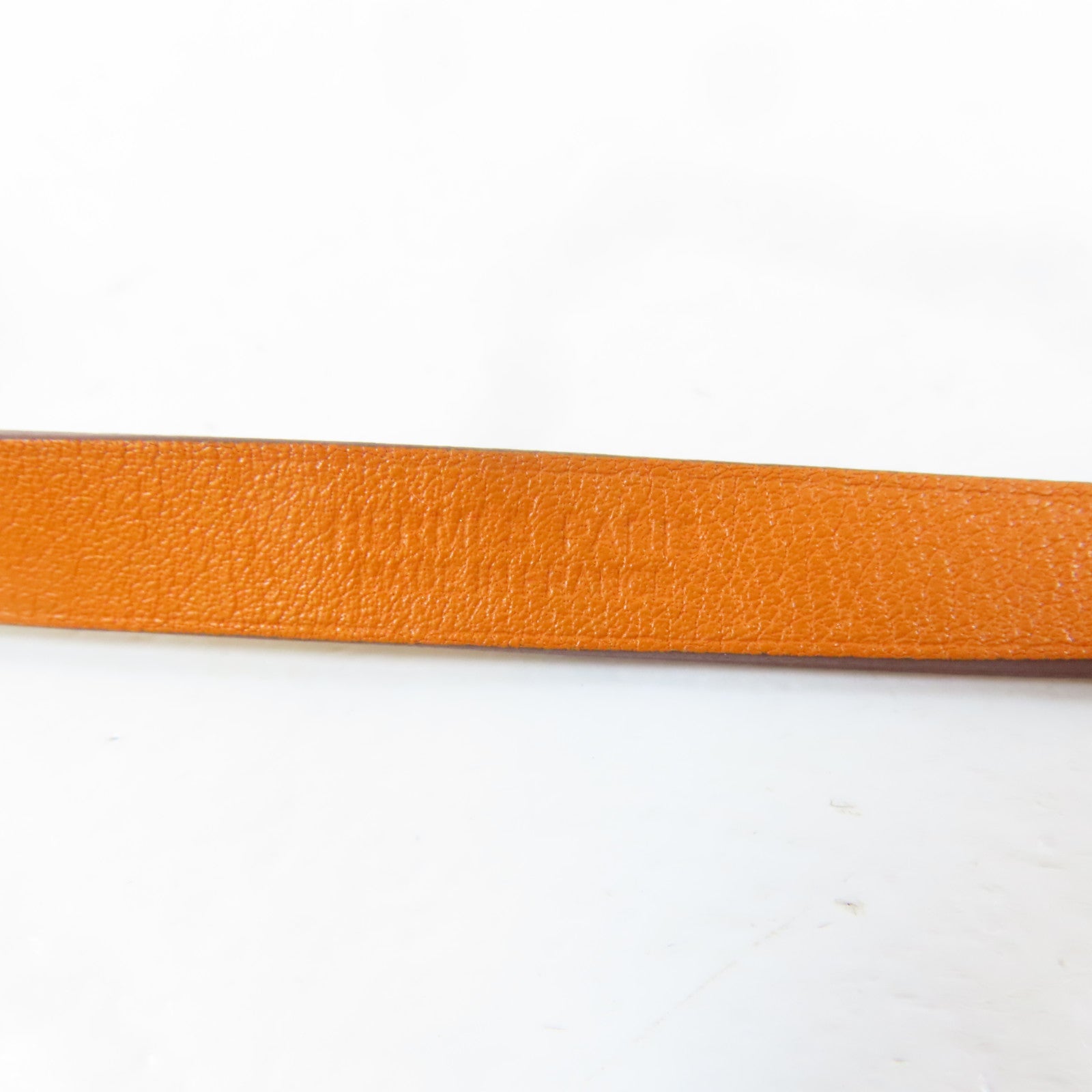 HERMES Swift皮革Medor Infini Double Tour Bracelet金扣手鐲橙色/Orange