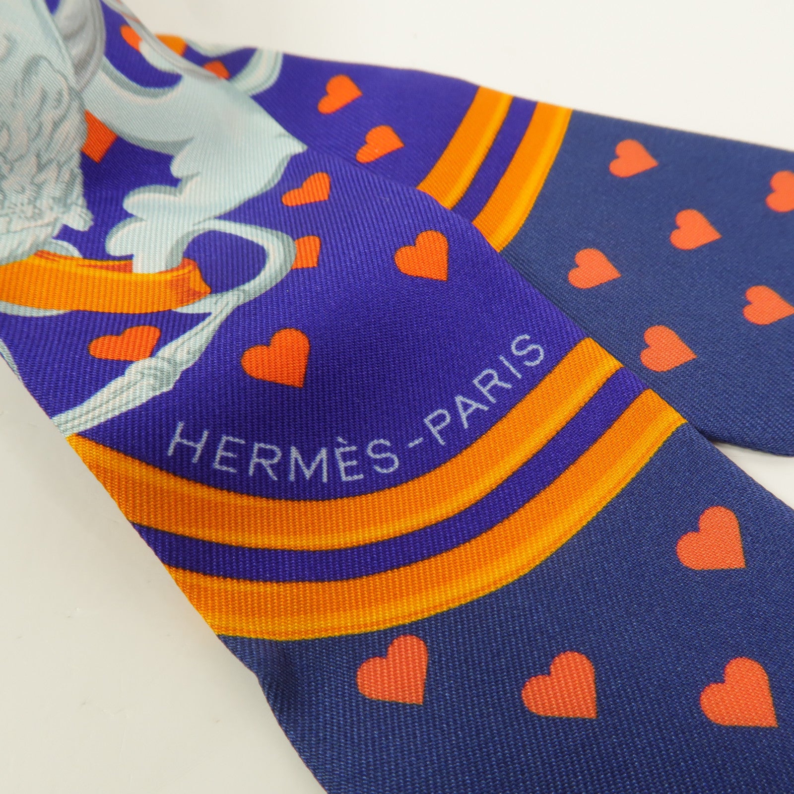 HERMES 絲質Twilly絲巾