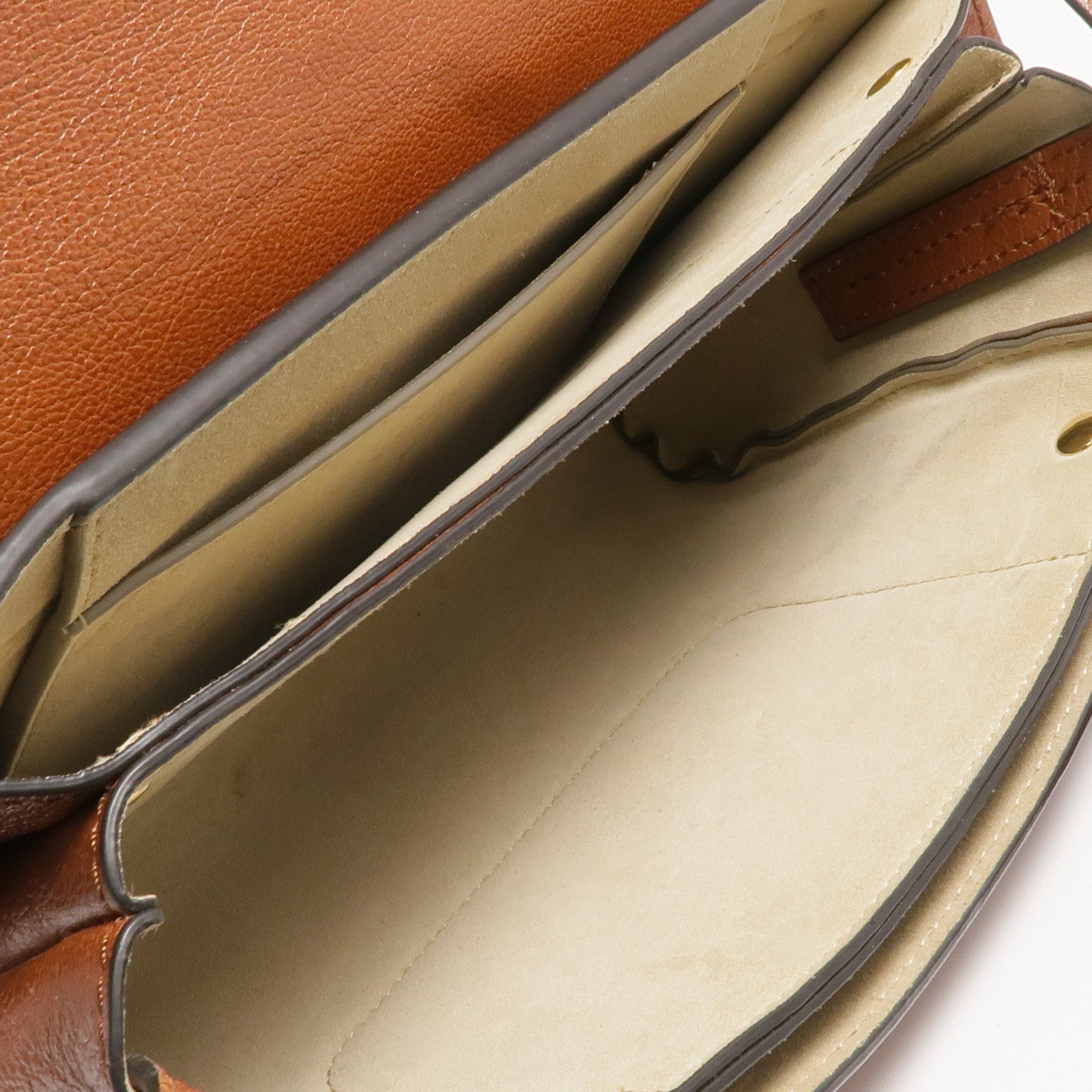 Chloe 牛皮皮革Faye金扣肩背袋