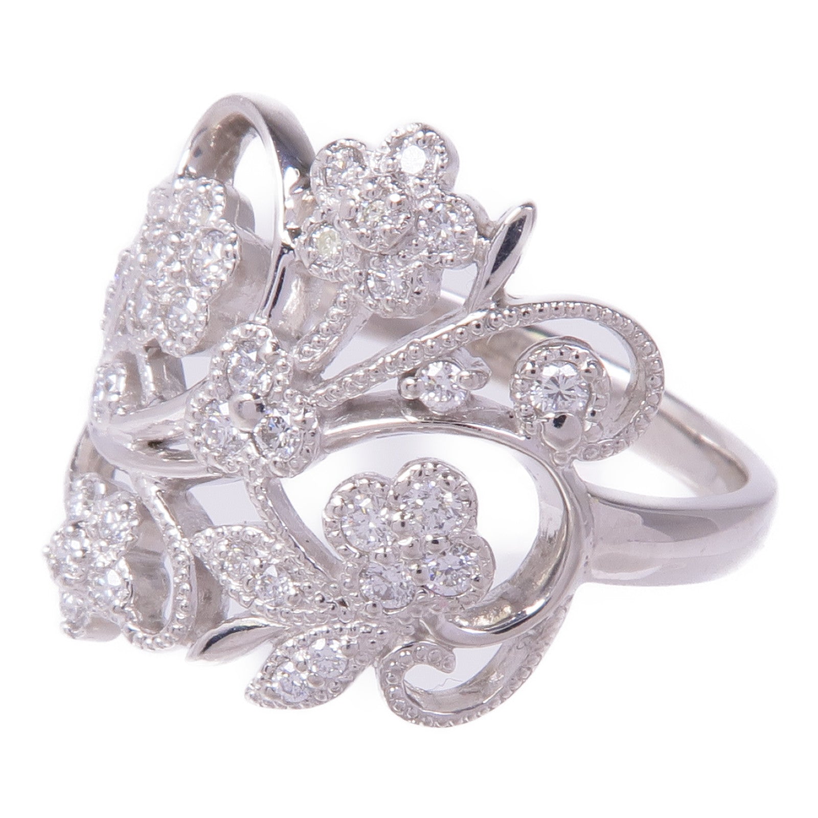 JEWELRY 【激減優惠】PT900鉑金Diamond Ring鑽石戒指US#8.75