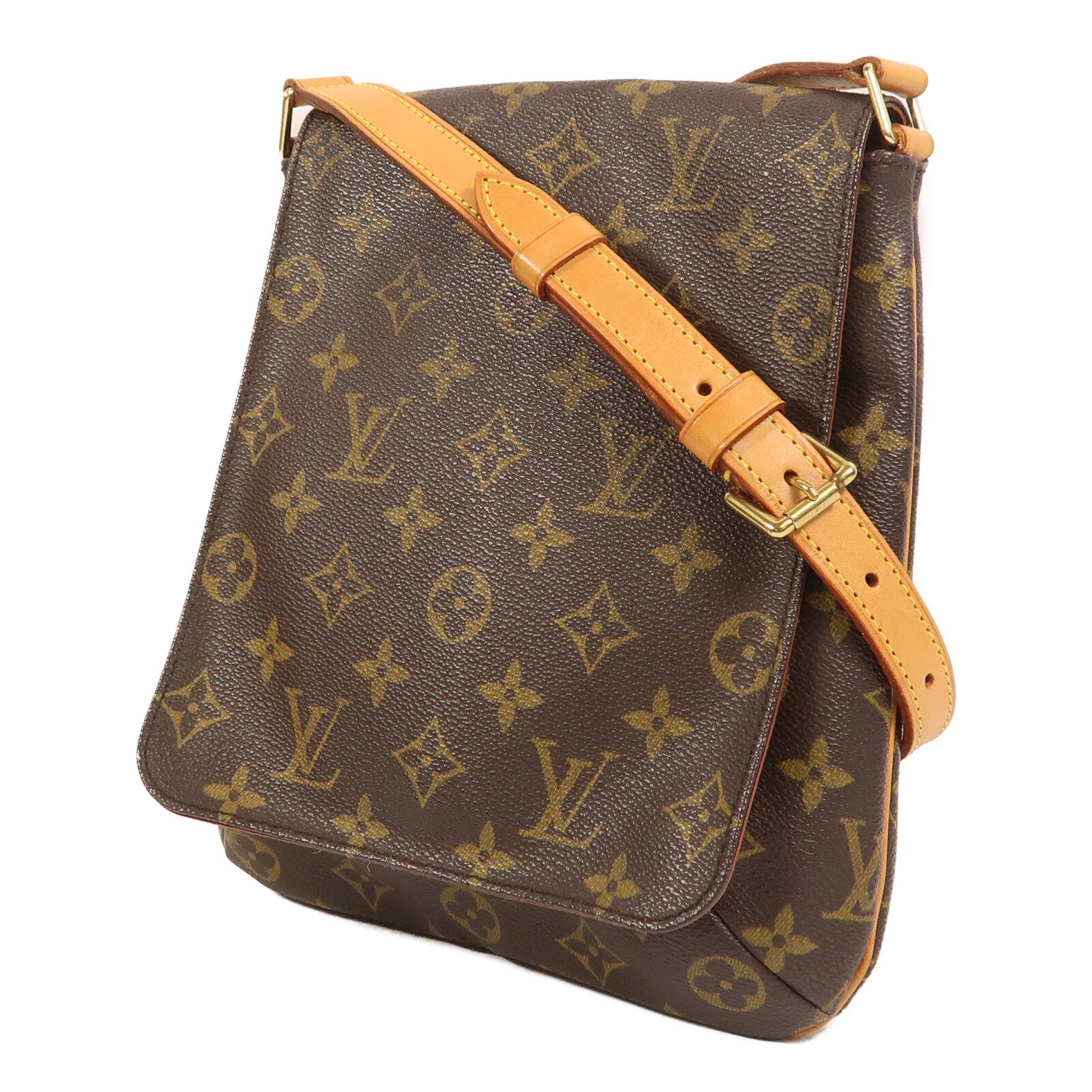 LOUIS VUITTON Monogram Musette Salsa Short金扣肩背袋