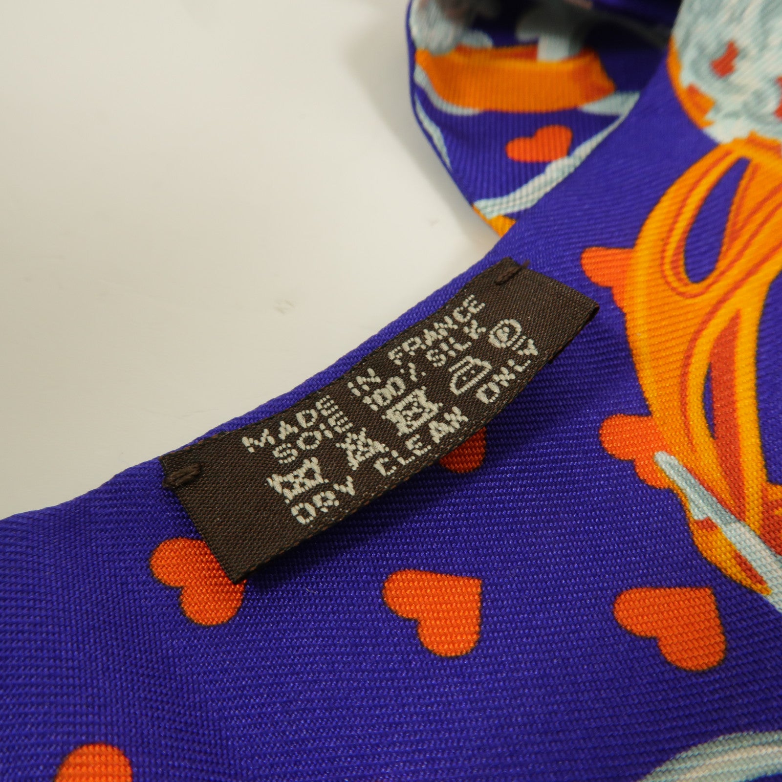 HERMES 絲質Twilly絲巾