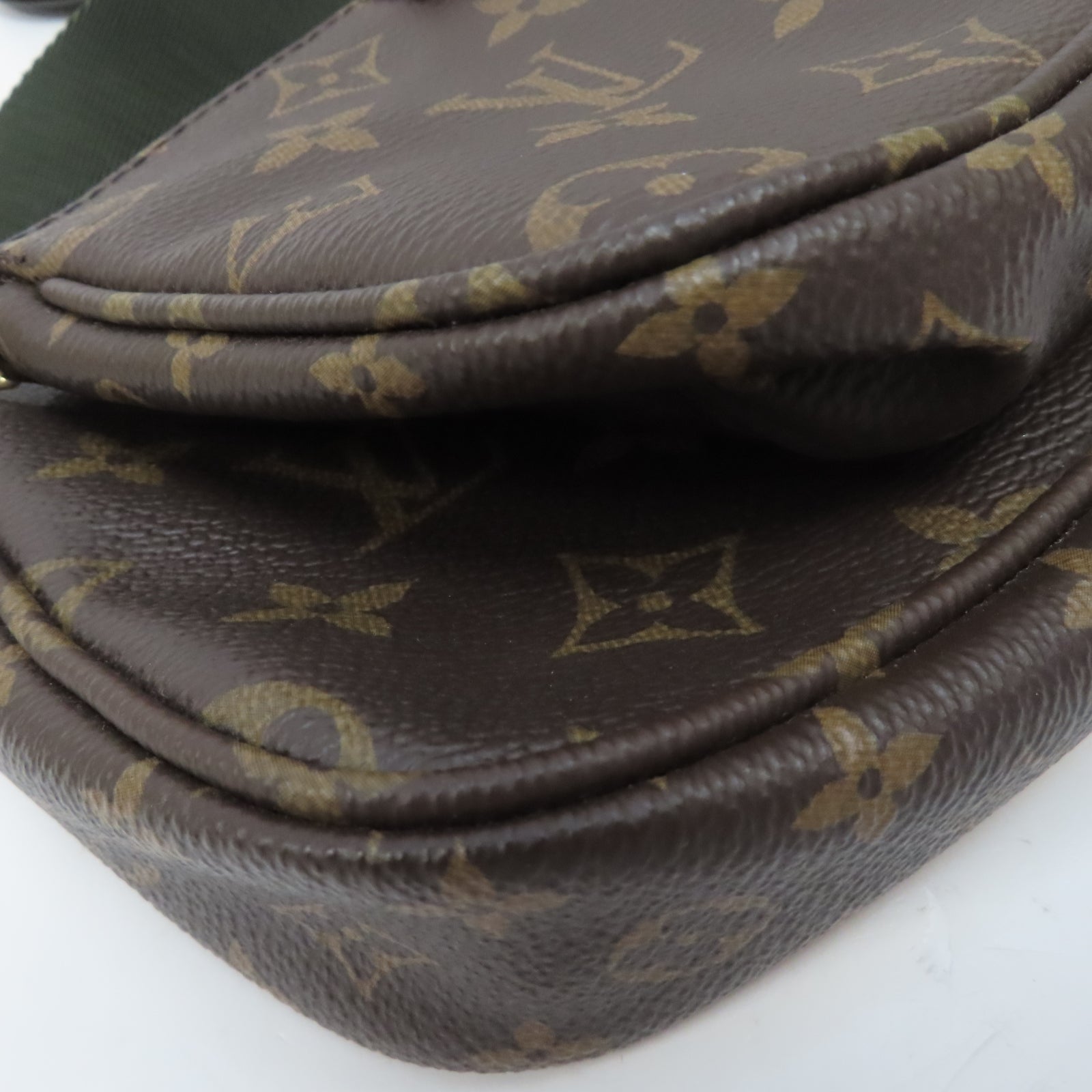 LOUIS VUITTON 【激減優惠】Monogram Multi Pochette金扣肩背袋啡色