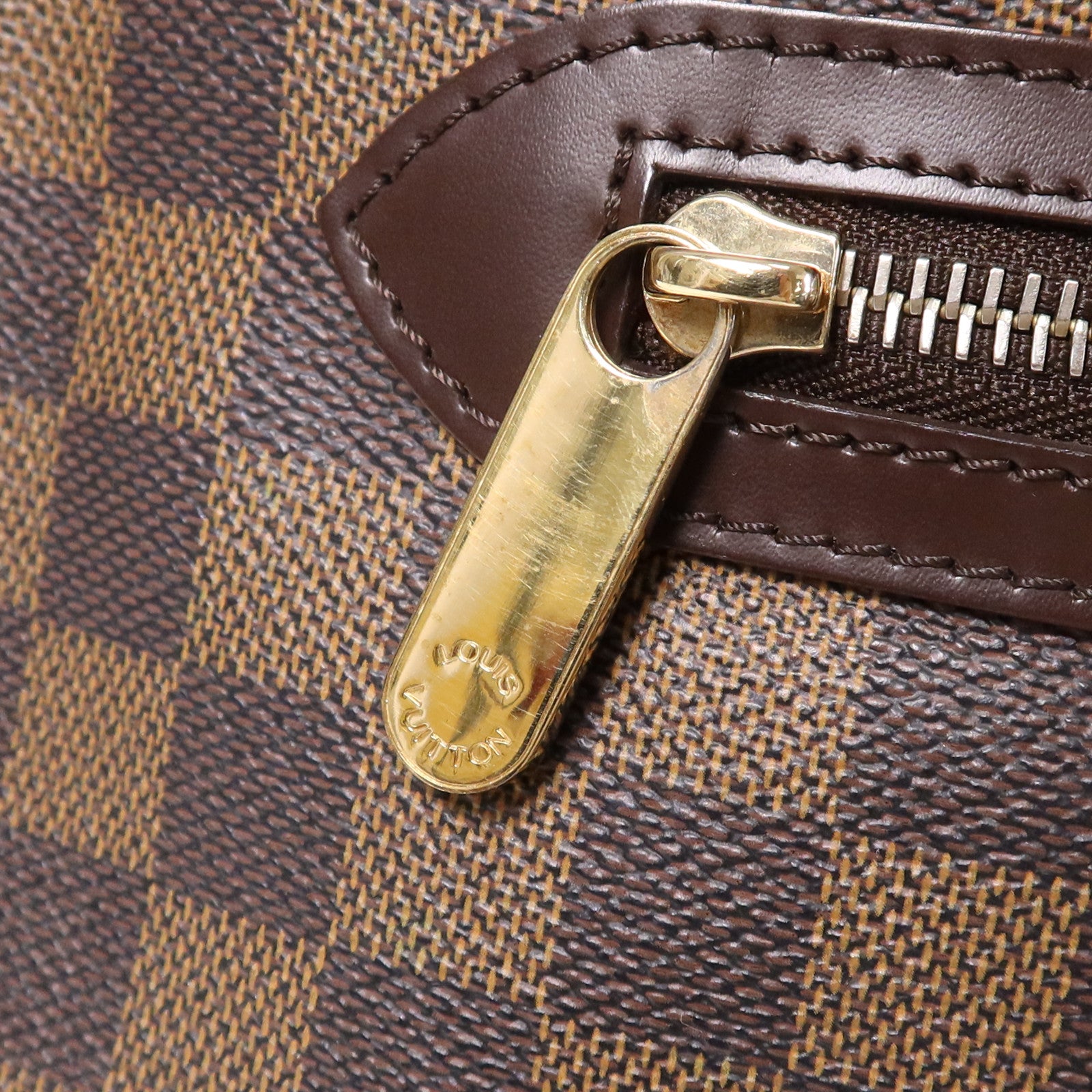 LOUIS VUITTON Monogram Saleya GM金扣手挽袋