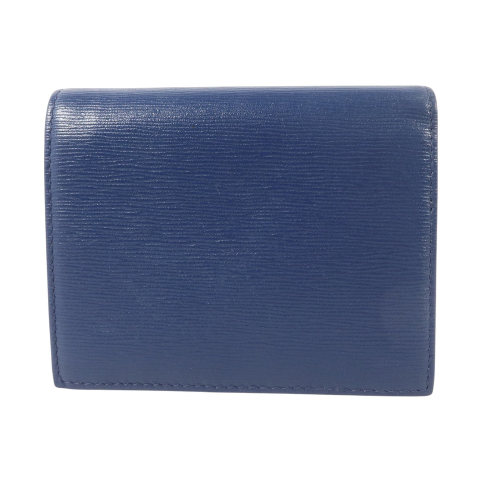 PRADA 牛皮皮革Bifold Wallet金扣錢包