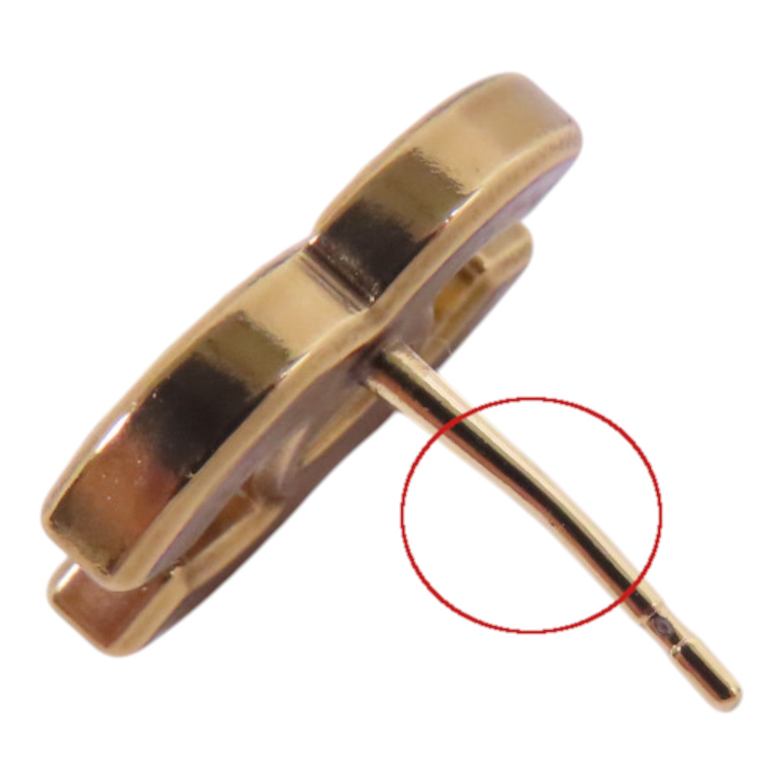 CHANEL 金屬/水鑽CC Earrings金扣耳環