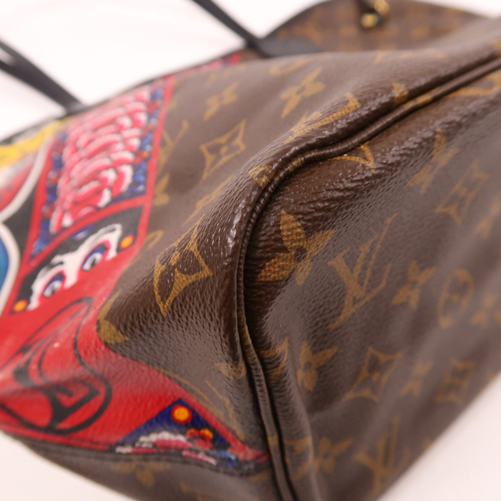 LOUIS VUITTON Monogram Neverfull MM金扣肩背袋
