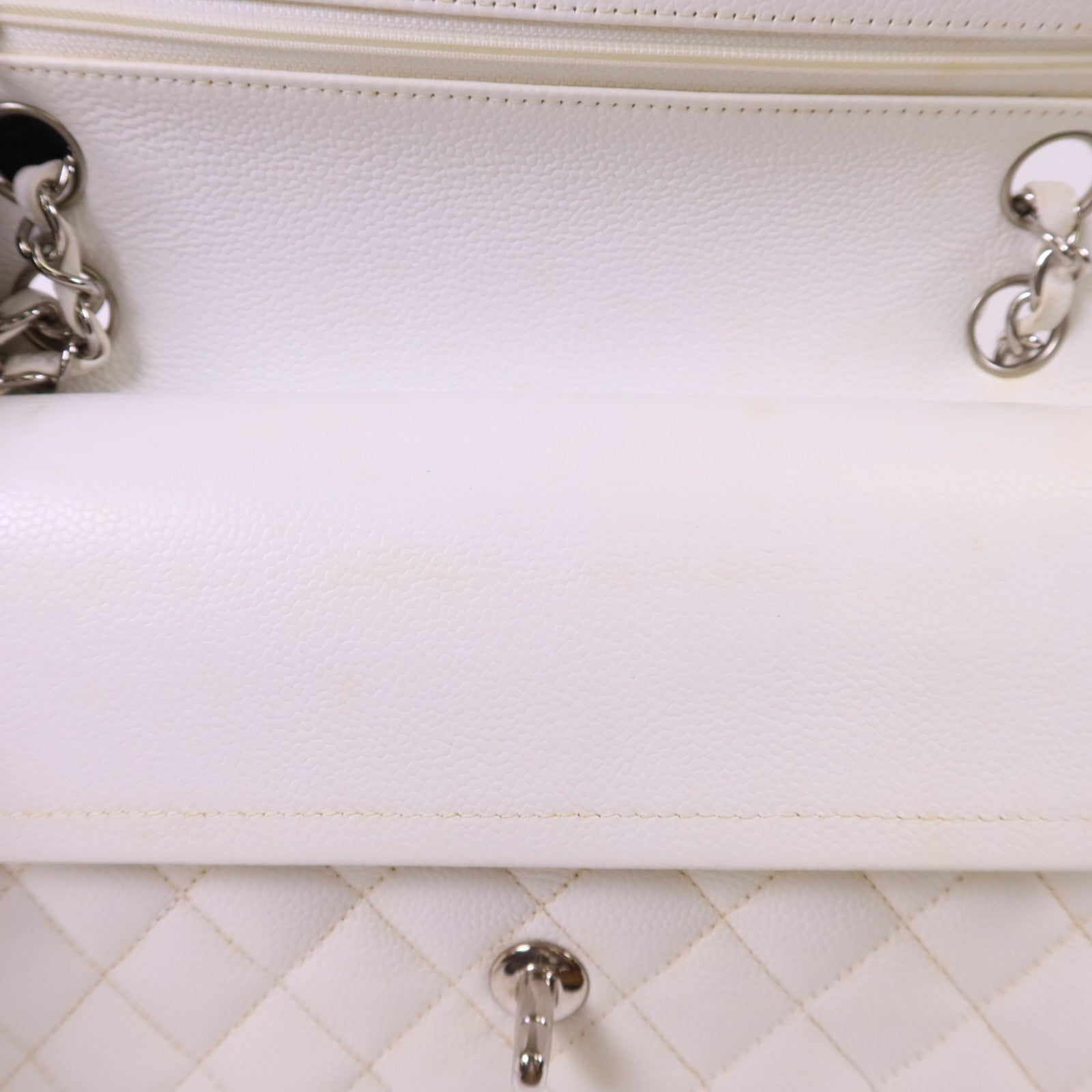 CHANEL 牛皮皮革Classic 25銀扣鏈帶肩背袋