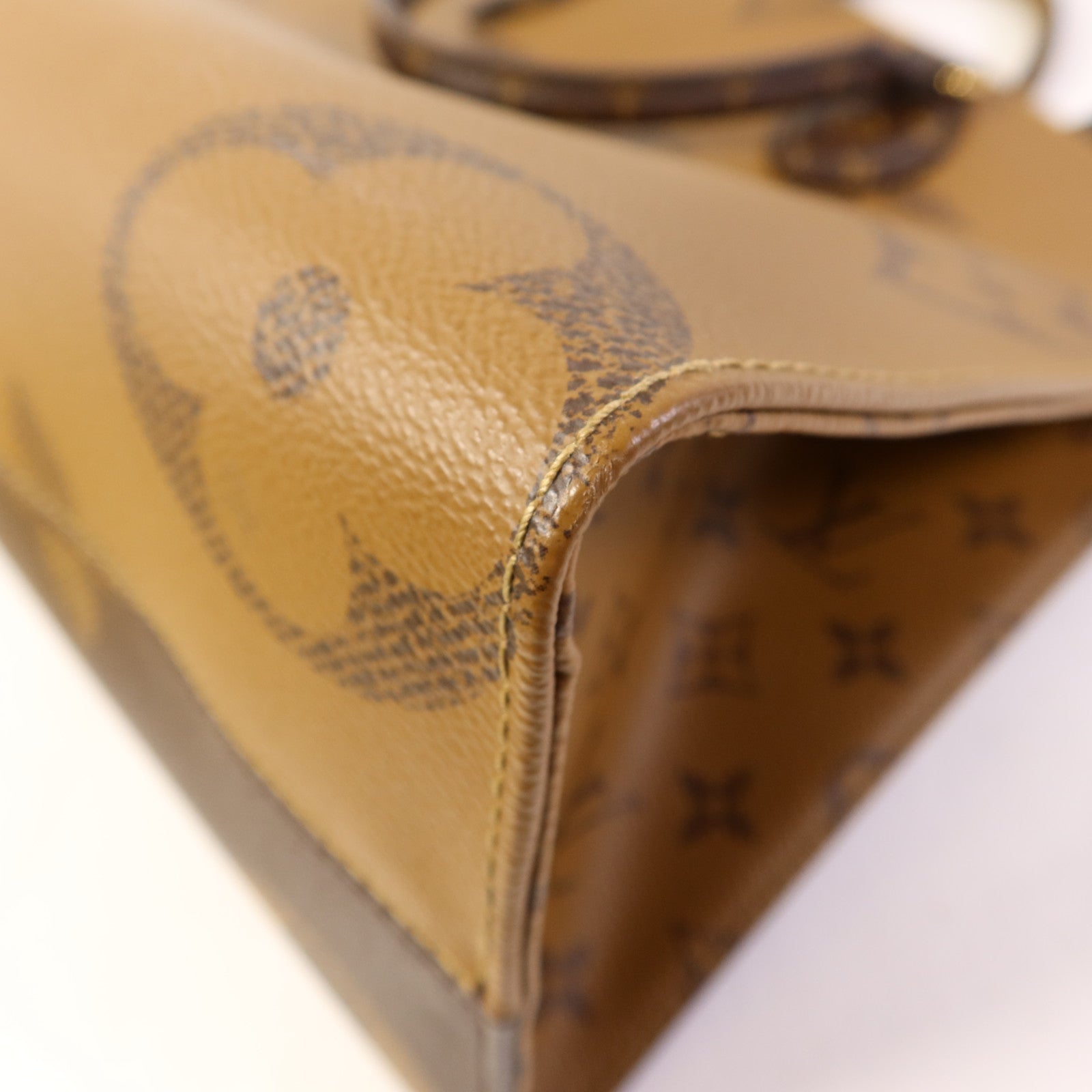 LOUIS VUITTON Monogram Giant On The Go MM金扣手挽肩背兩用袋