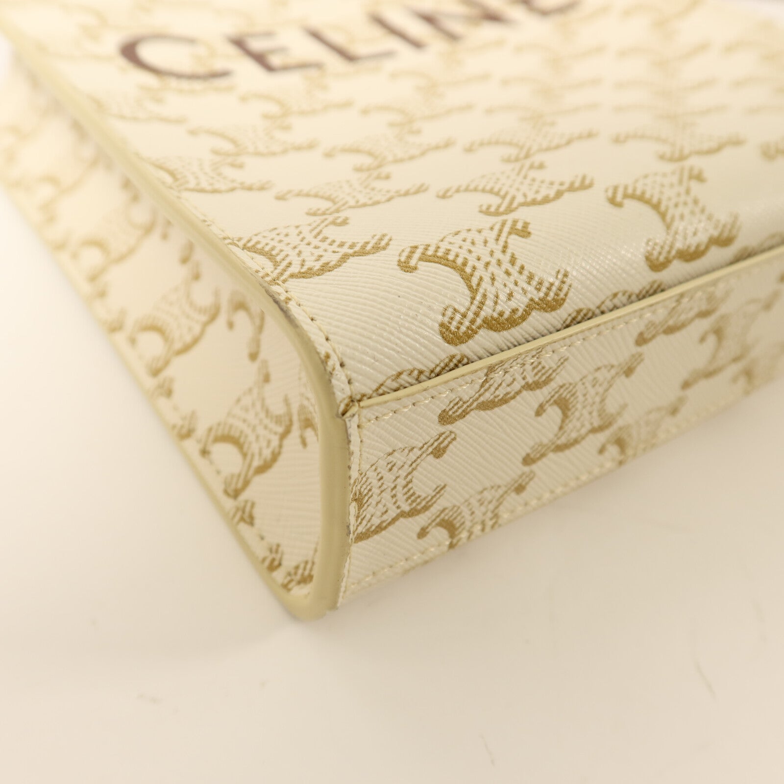 CELINE 【激減優惠】塗層帆布Mini Vertical Bag金扣手挽肩背兩用袋