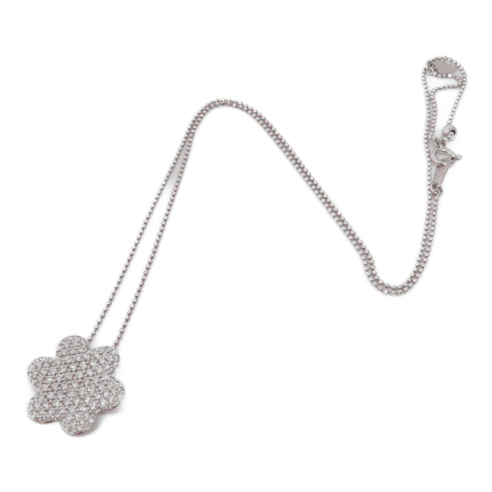 JEWELRY Diamond Necklace 18K White Gold