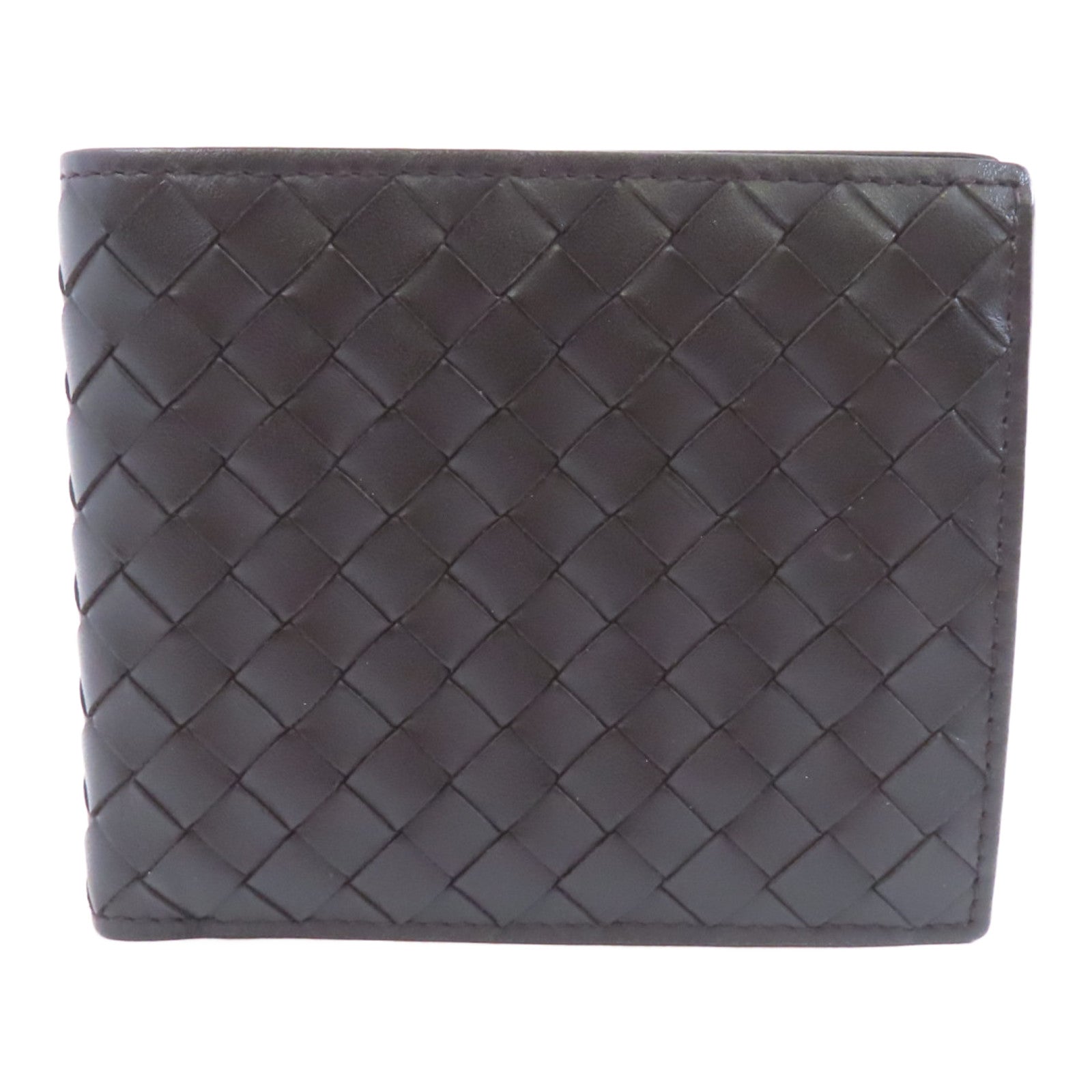 BOTTEGA VENETA 織紋皮革Wallet錢包啡色