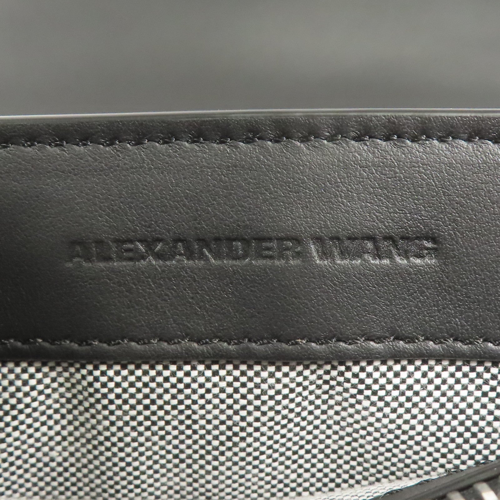 Alexander Wang 牛皮皮革Shoulder Bag銀扣鏈帶肩背袋