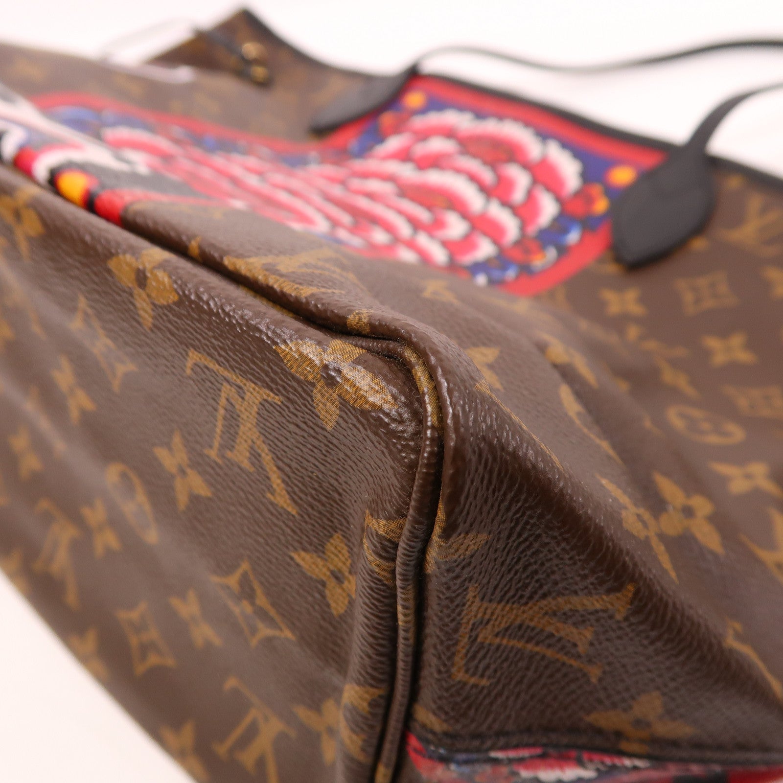LOUIS VUITTON Monogram Neverfull MM金扣肩背袋