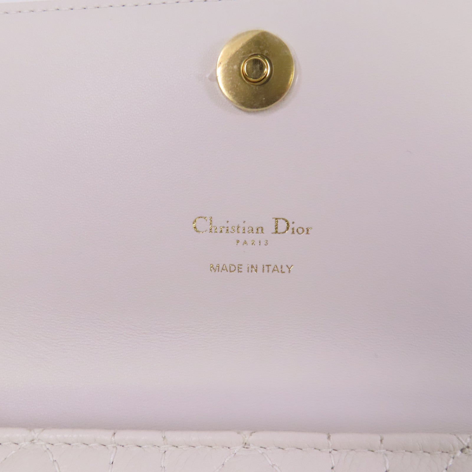 Dior 【激減優惠】牛皮皮革Caro Pouch金扣鏈帶肩背袋