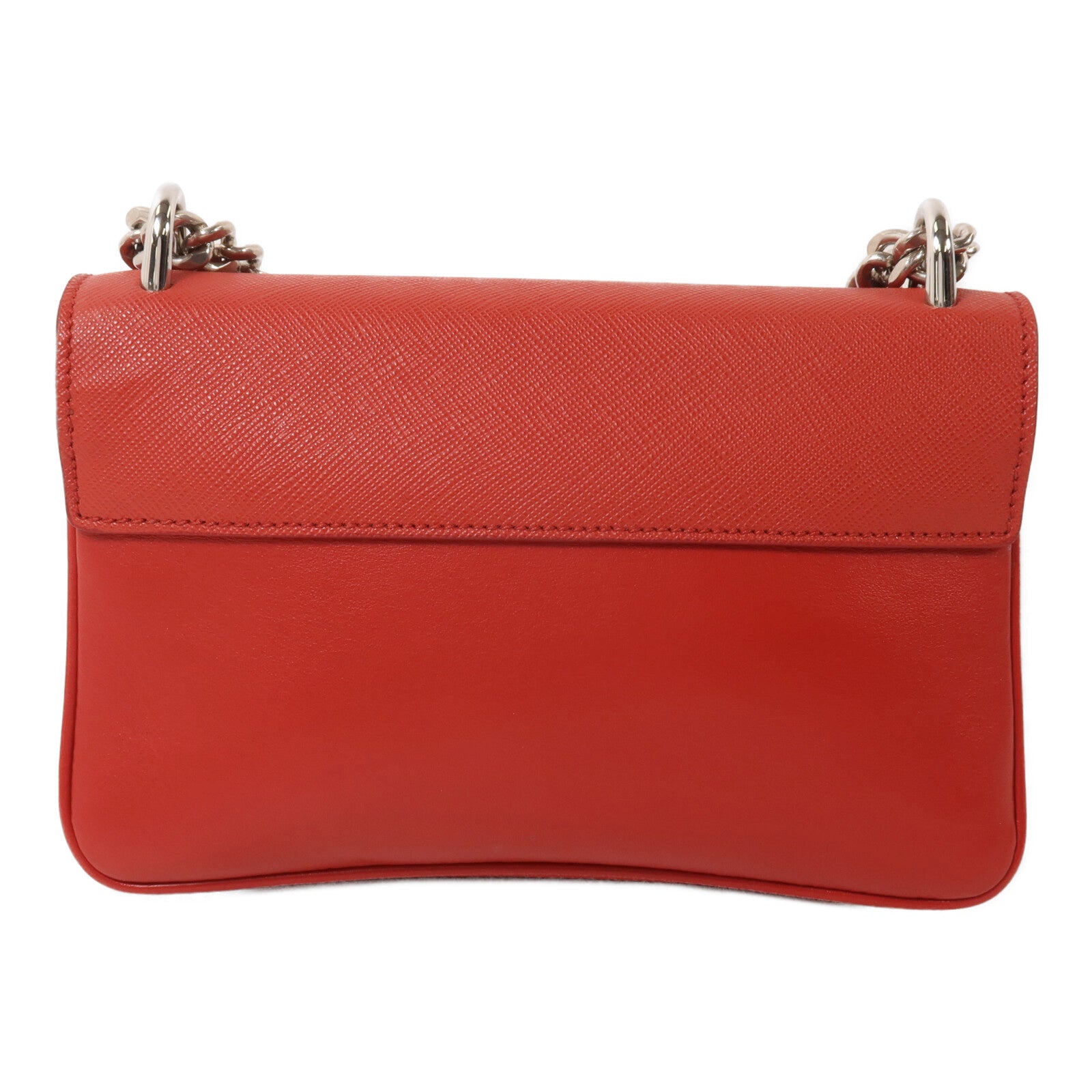 PRADA 牛皮皮革Chain Shoulder Bag鏈帶肩背袋