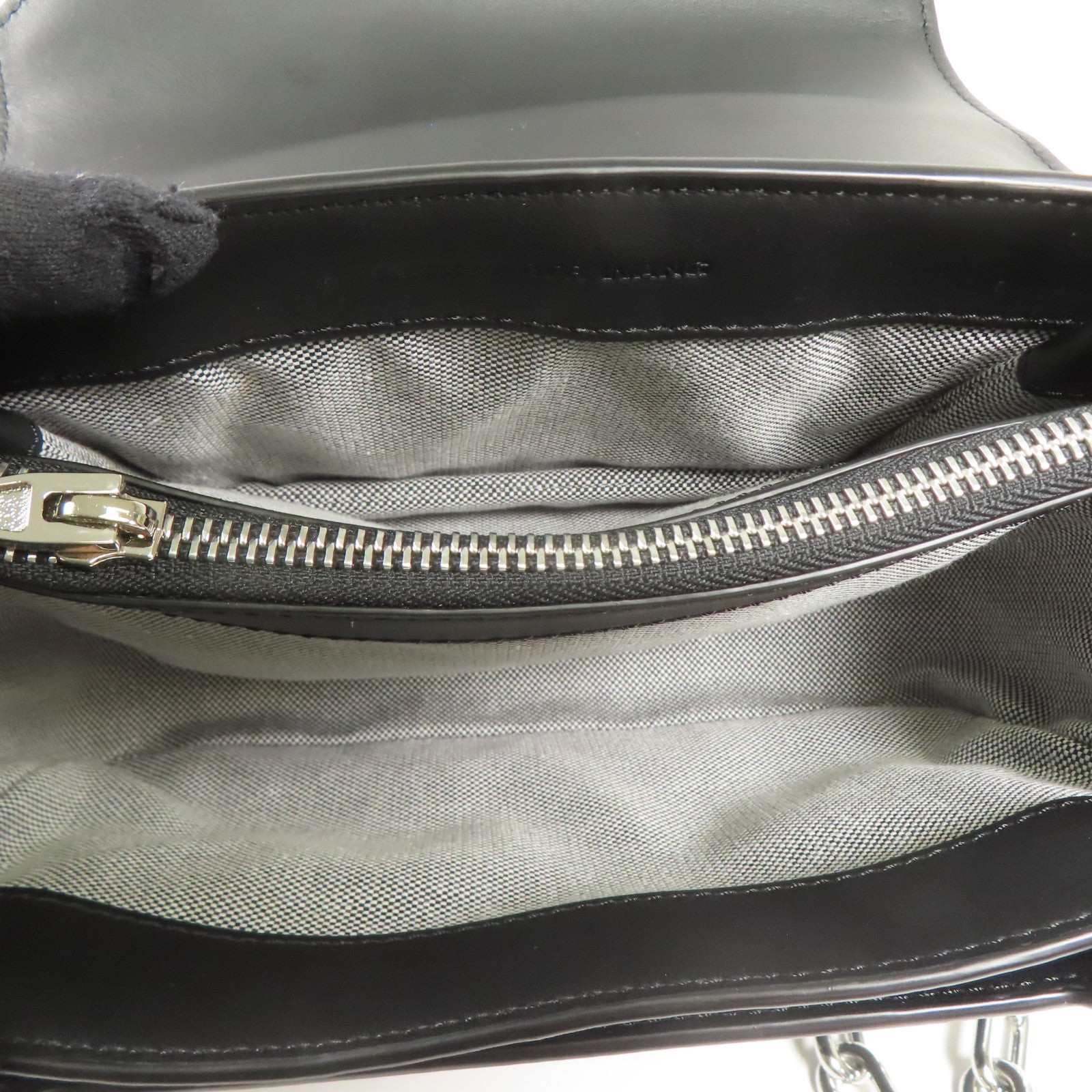 SELECTION 【激減優惠】牛皮皮革Shoulder Bag銀扣鏈帶肩背袋