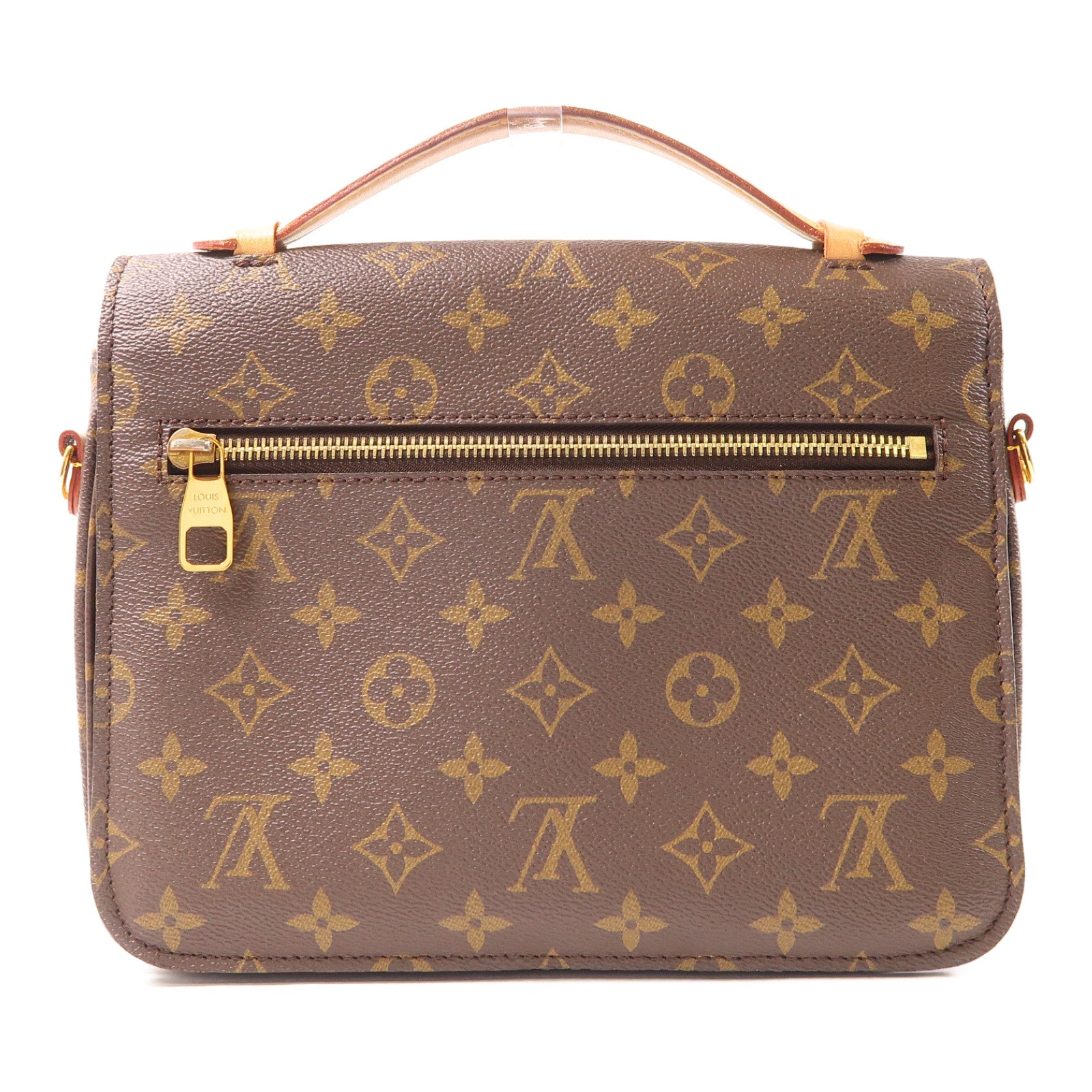 LOUIS VUITTON Monogram Pochette Metis金扣手挽肩背兩用袋啡色