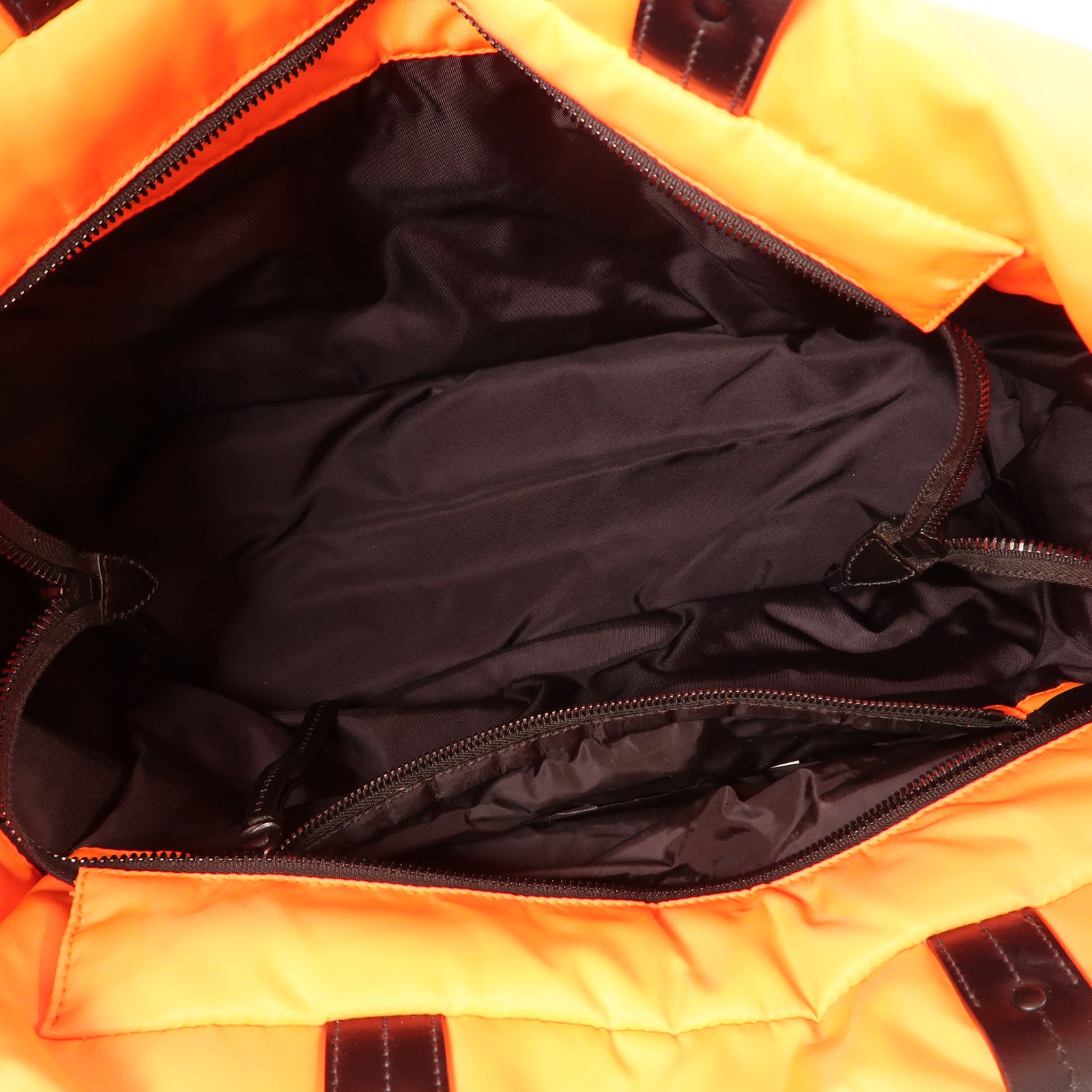 PRADA 尼龍Hand Bag銀扣手挽肩背兩用袋