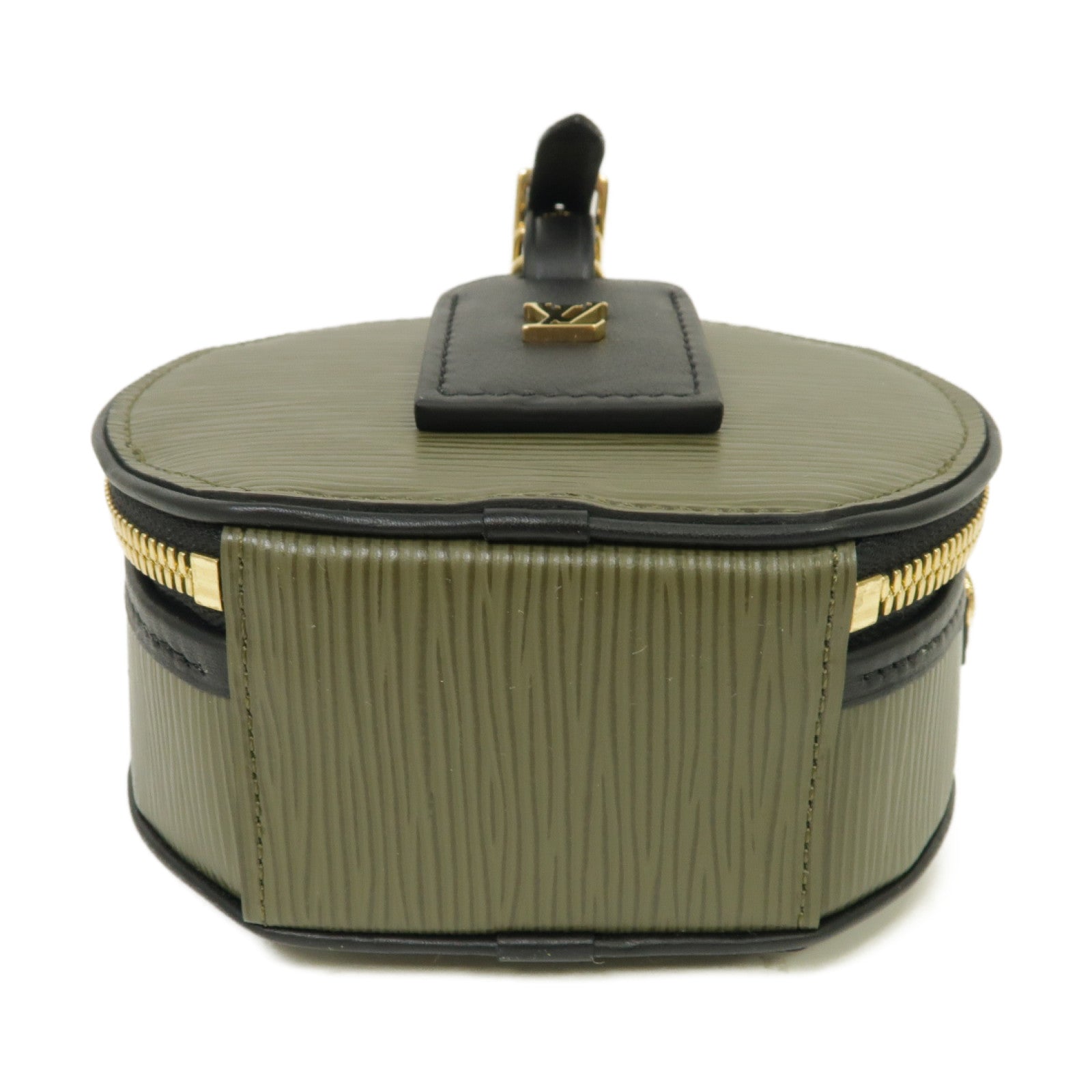 LOUIS VUITTON 【激減優惠】Epi Boite Chapeau金扣肩背袋深綠色/黑色