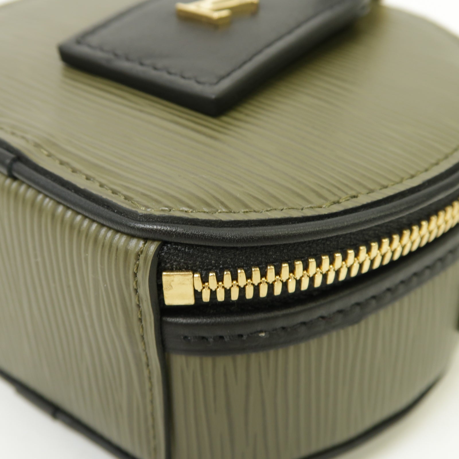 LOUIS VUITTON 【激減優惠】Epi Boite Chapeau金扣肩背袋深綠色/黑色