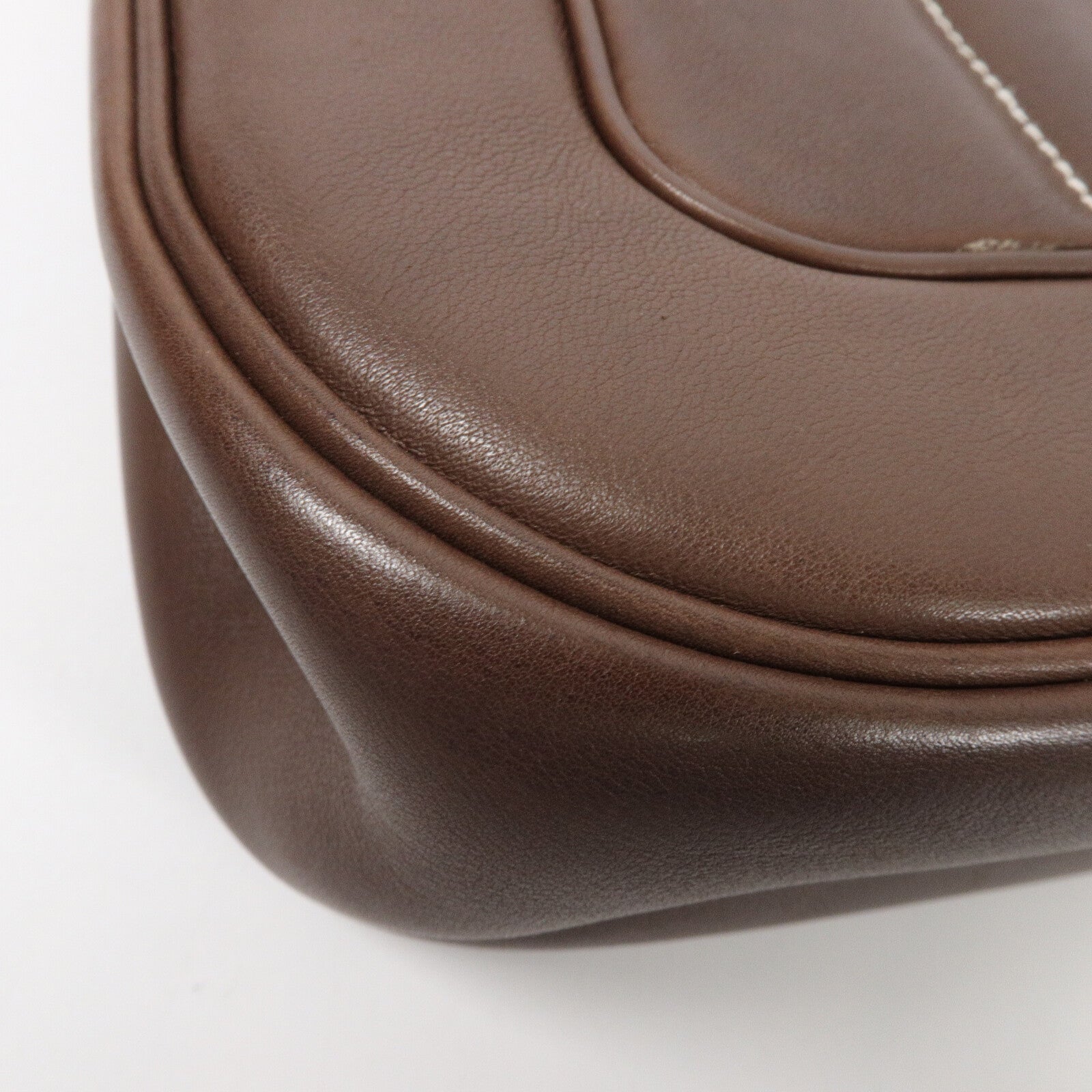HERMES Swift皮革Berline 28肩背袋Cacao