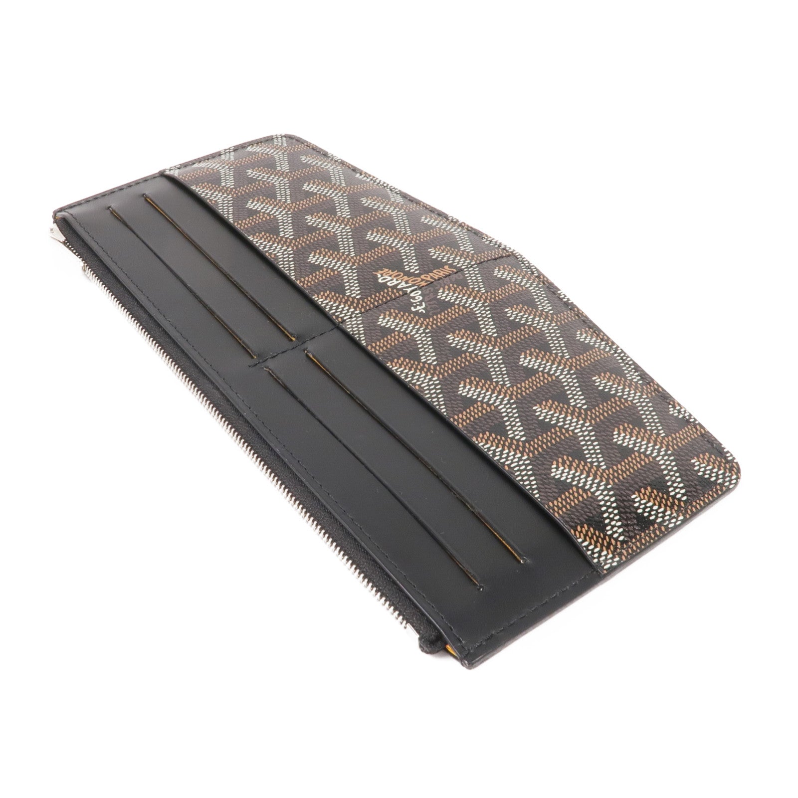 GOYARD 塗層帆布Long Wallet銀扣長錢包