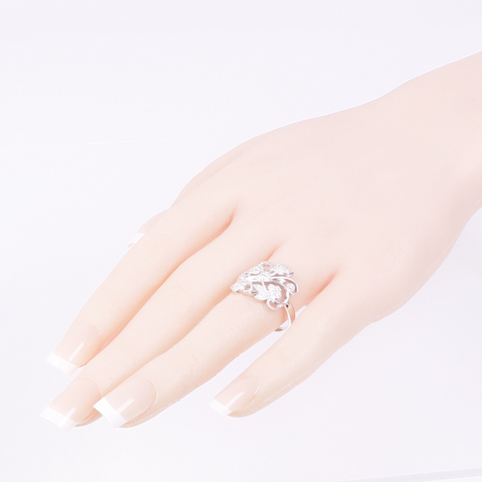 JEWELRY PT900鉑金Diamond Ring鑽石戒指US#8.75