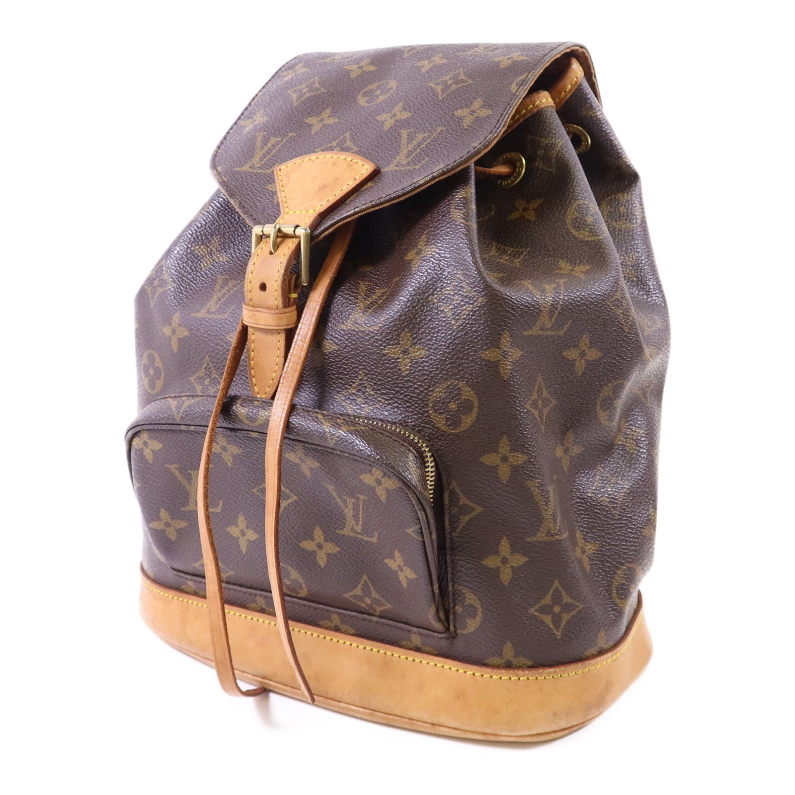 LOUIS VUITTON 【激減優惠】Monogram Montsouris MM Backpack金扣背包