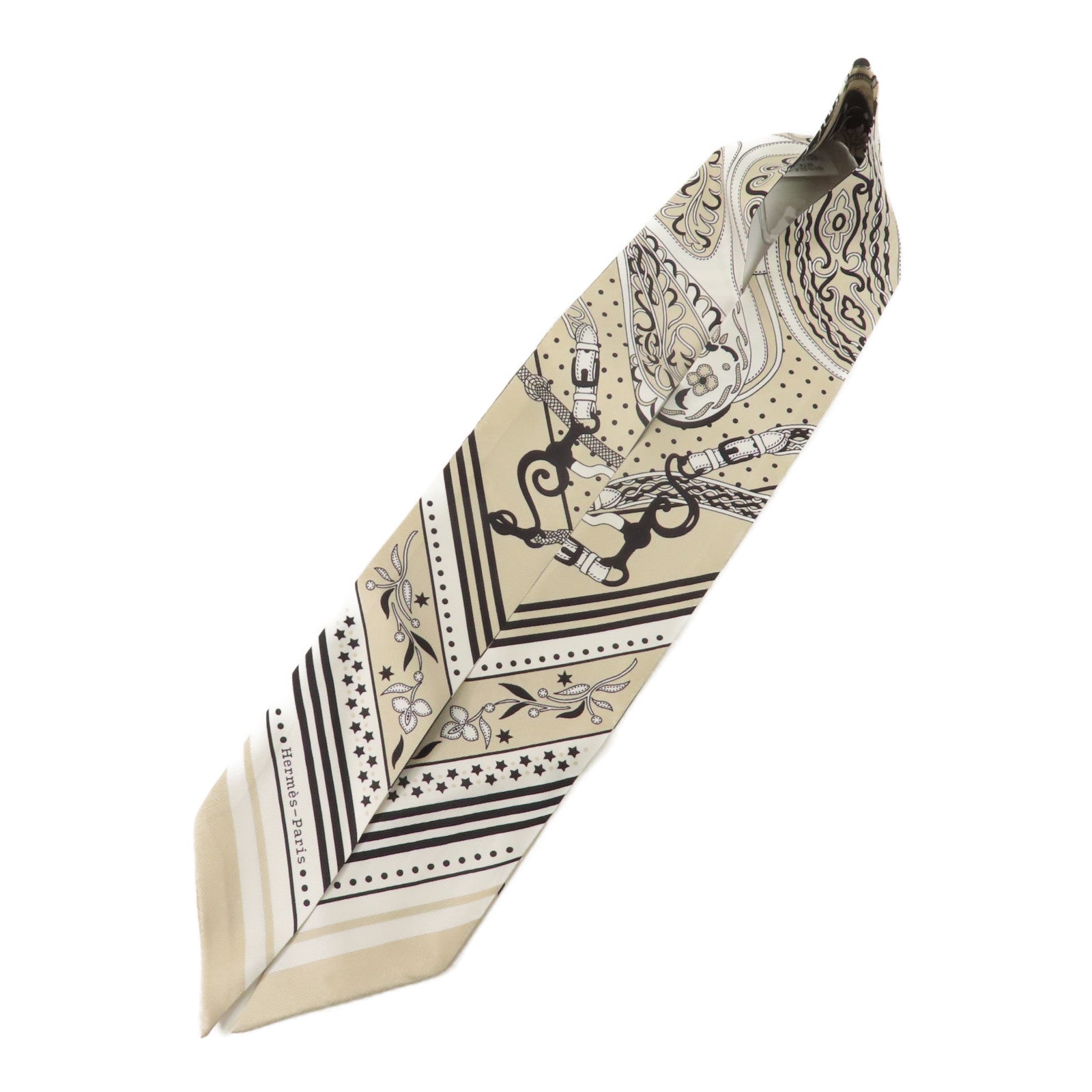 HERMES 絲質Twilly絲巾