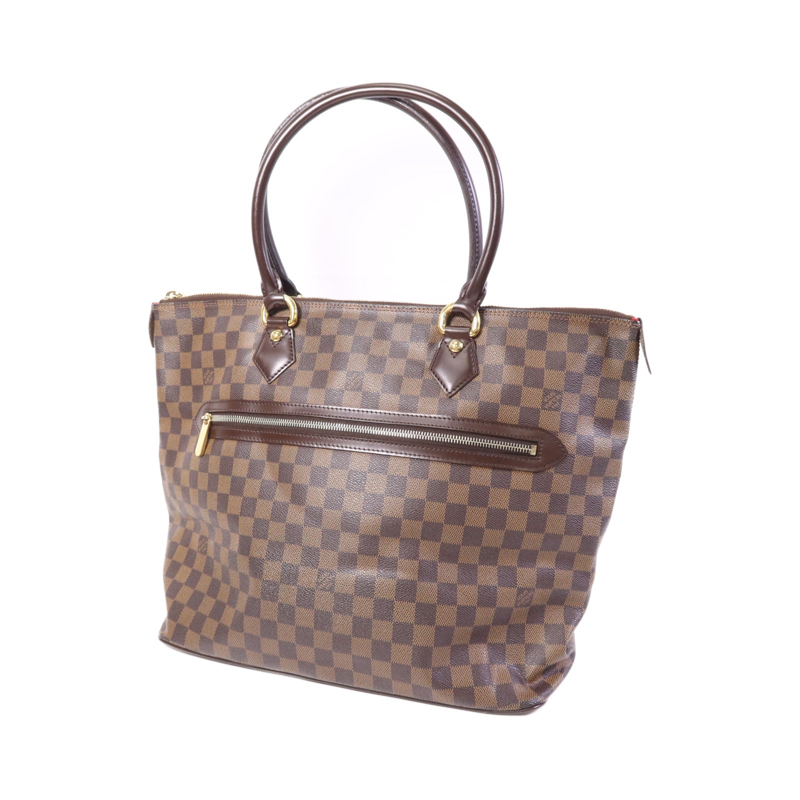 LOUIS VUITTON Monogram Saleya GM金扣手挽袋