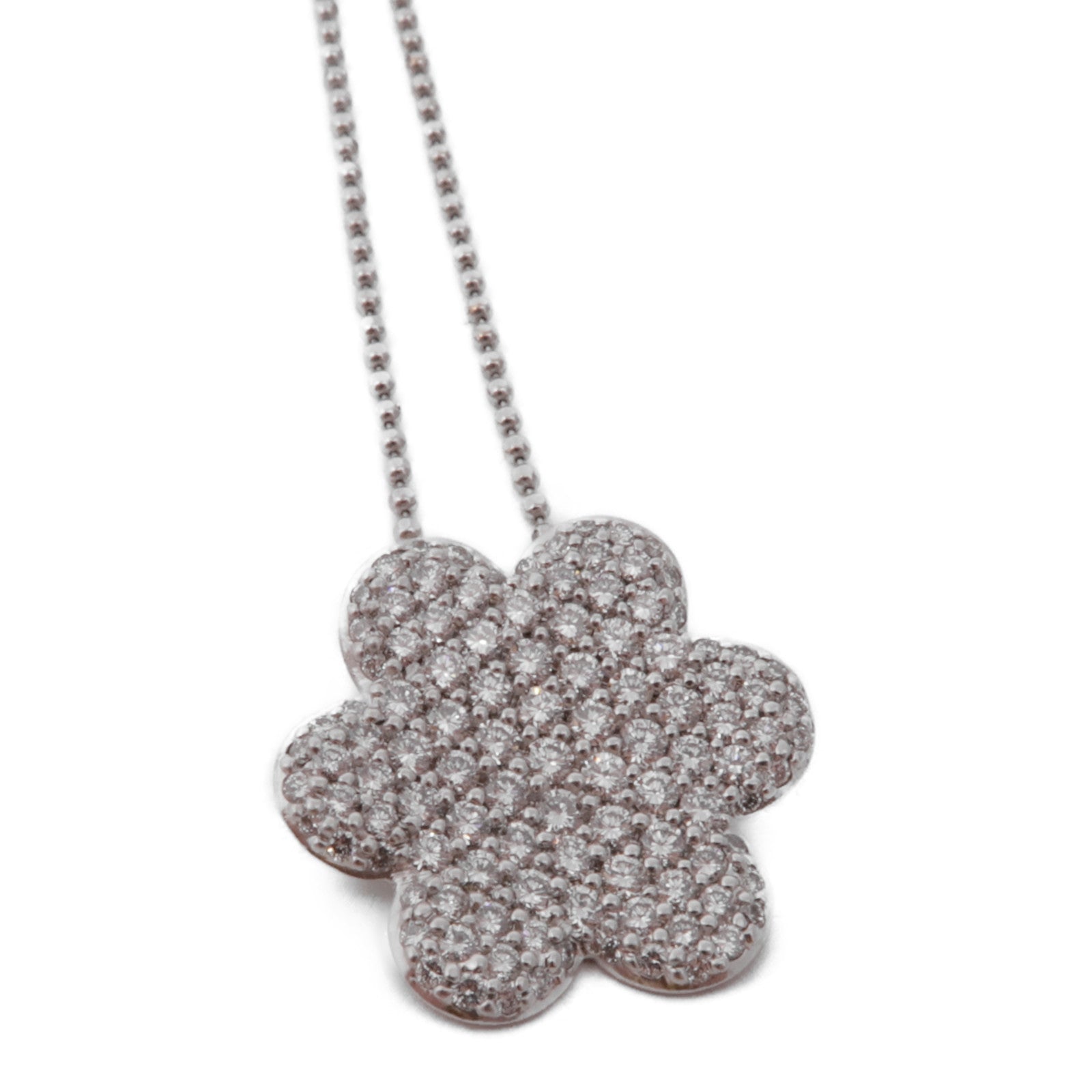 JEWELRY Diamond Necklace 18K White Gold