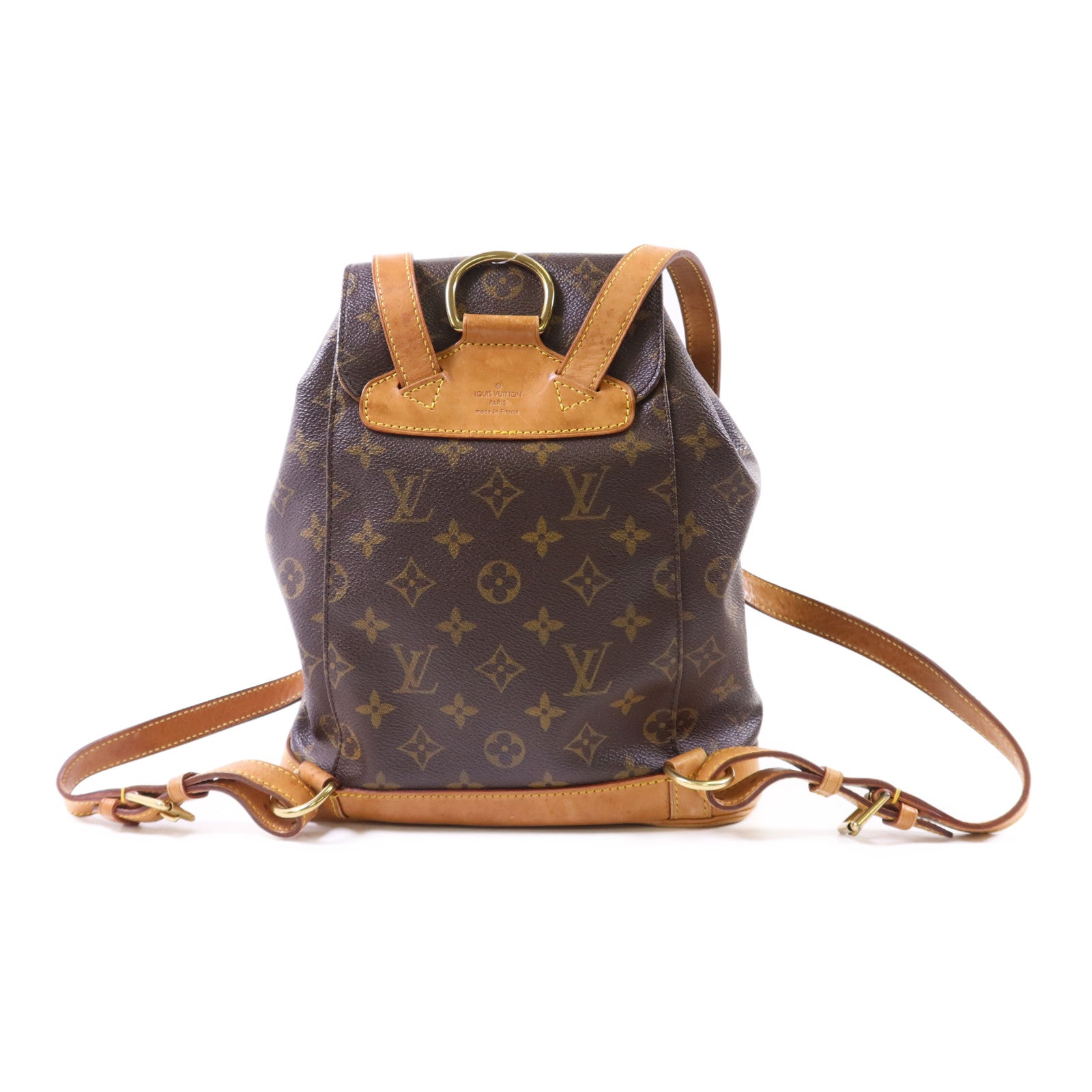 LOUIS VUITTON 【激減優惠】Monogram Montsouris MM Backpack金扣背包
