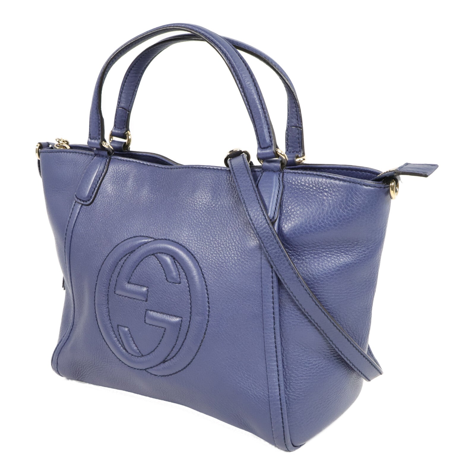 GUCCI 牛皮皮革Soho 2 Way Shoulder手挽肩背兩用袋