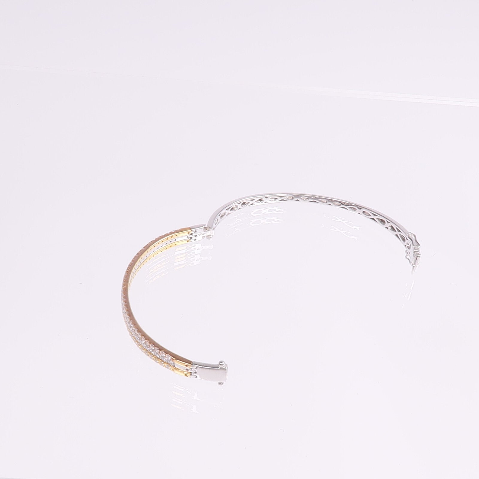 JEWELRY 18K黃金/白金/玫瑰金Diamond Bracelet鑽石手鐲