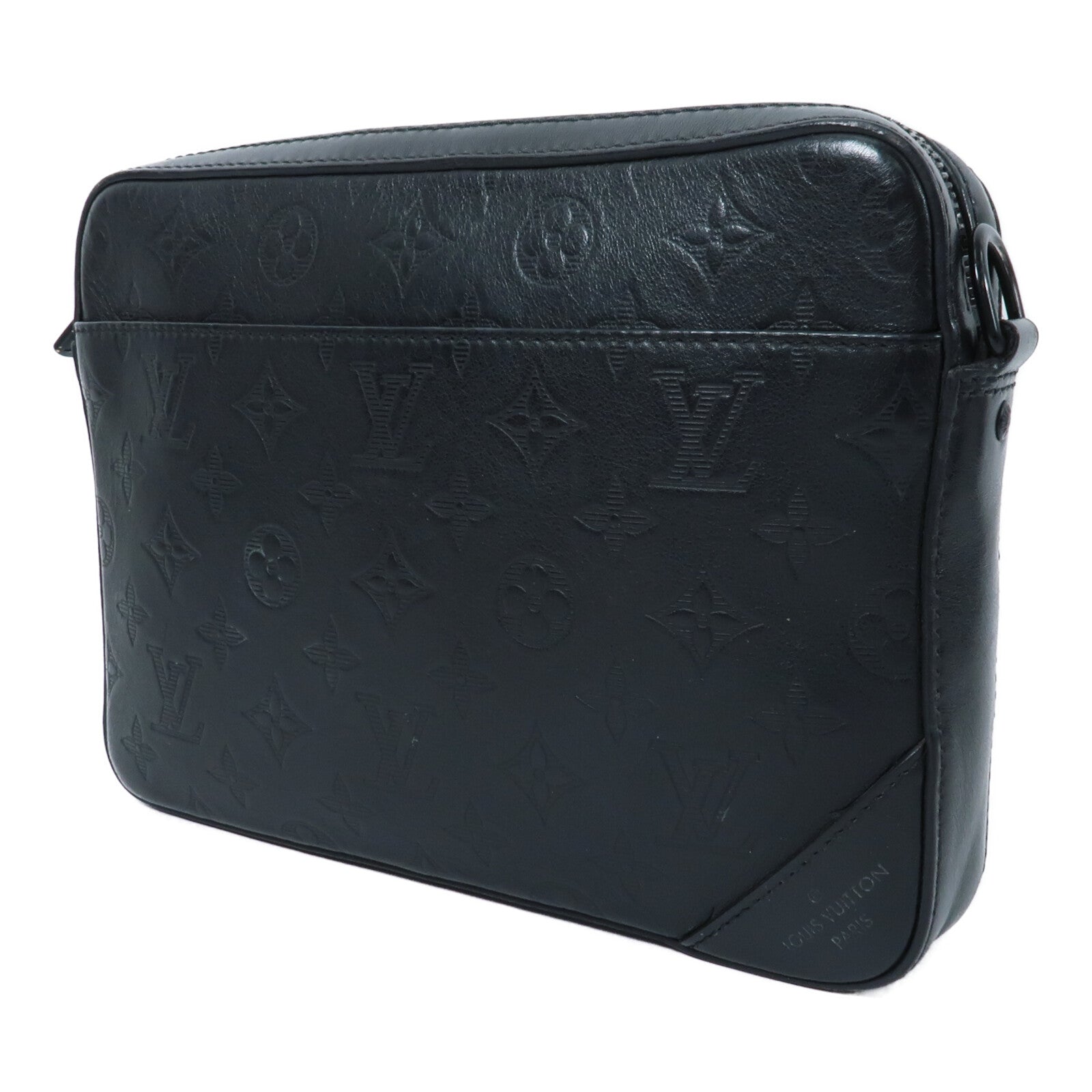LOUIS VUITTON Monogam Shadow Dou Messenger Bag肩背袋