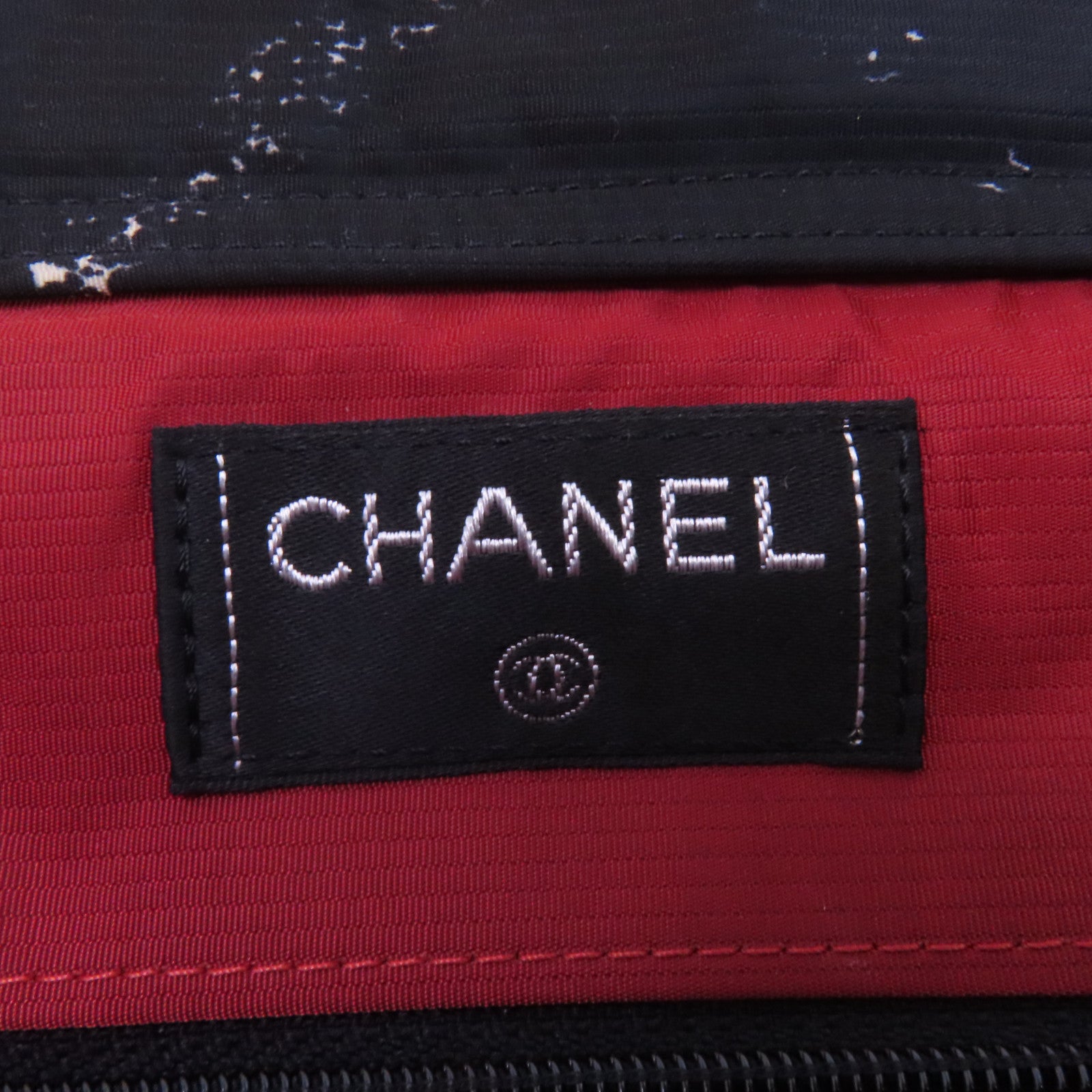 CHANEL 尼龍Travel Line Backpack銀扣背包