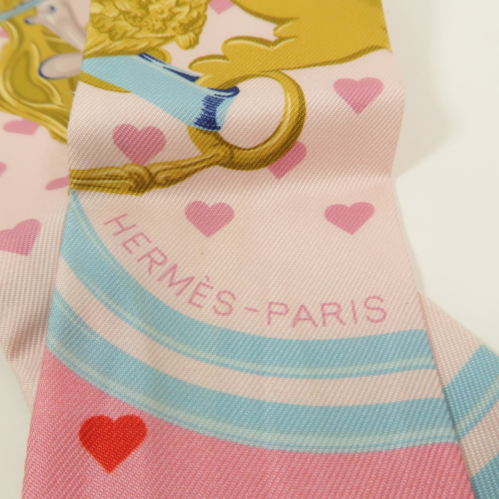 HERMES 絲質Twilly絲巾