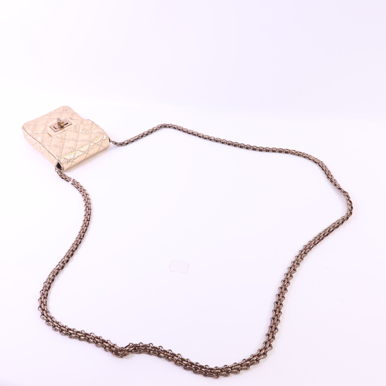 CHANEL 牛皮皮革2.55 Phone Bag鏈帶肩背袋