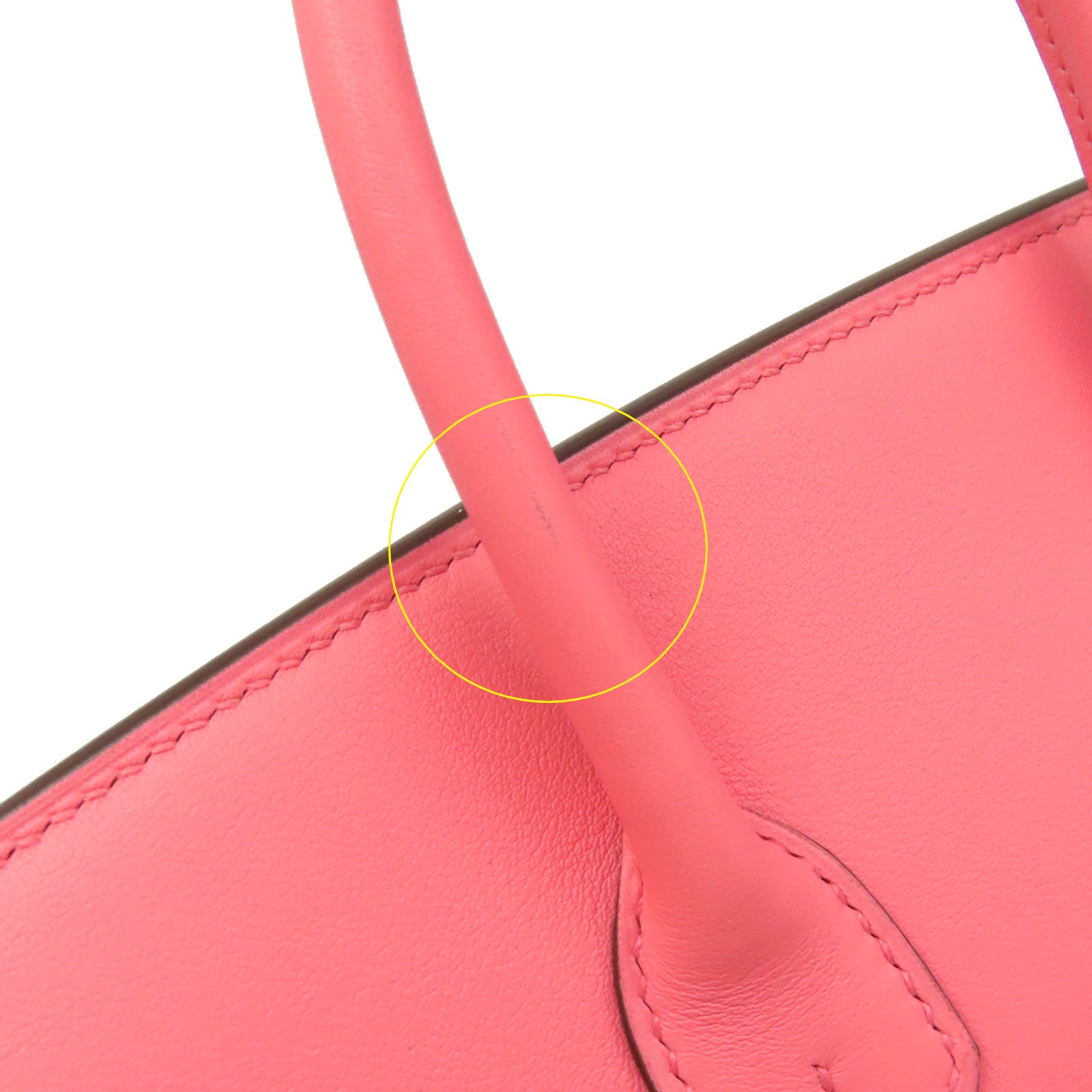 HERMES Swift皮革Birkin 25銀扣手挽袋Rose Azalee杜鵑粉色