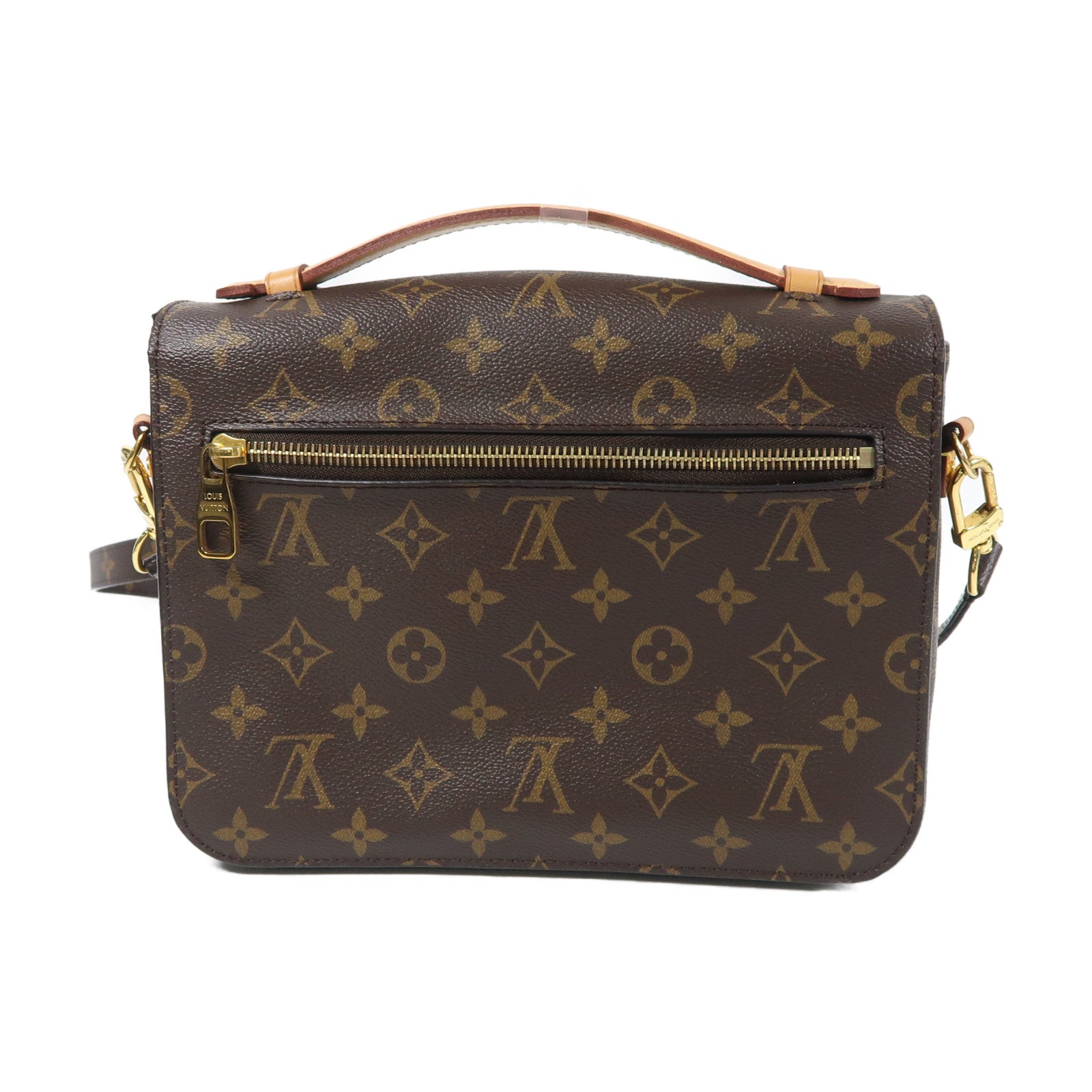 LOUIS VUITTON Monogram Pochette Metis MM金扣手挽肩背兩用袋啡色